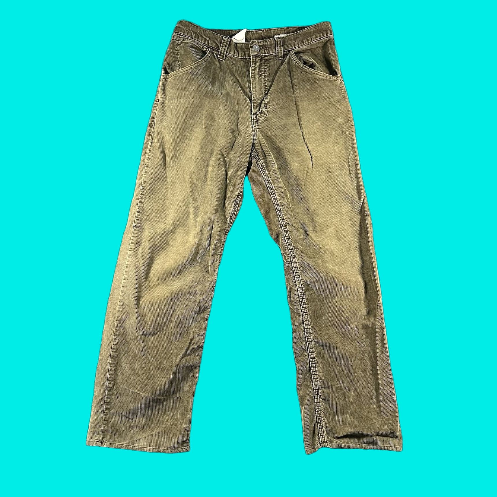 Gap VTG Gap Worker Jean Corduroy Pants Men 30x28 Wide-Leg Relaxed 1969 Hoodie? Wait hat. Size US 30 / EU 46 - 1 Thumbnail