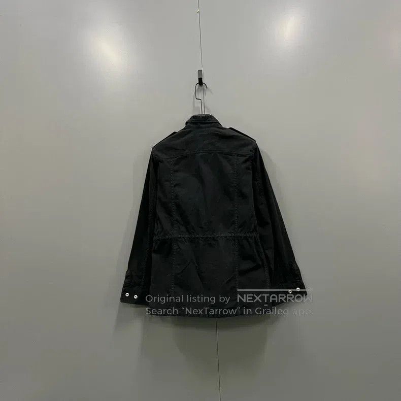 Saint Laurent Paris Saint Laurent Paris Black Zip-Up Lapel Parka Jacket Size US M / EU 48-50 / 2 - 2 Thumbnail