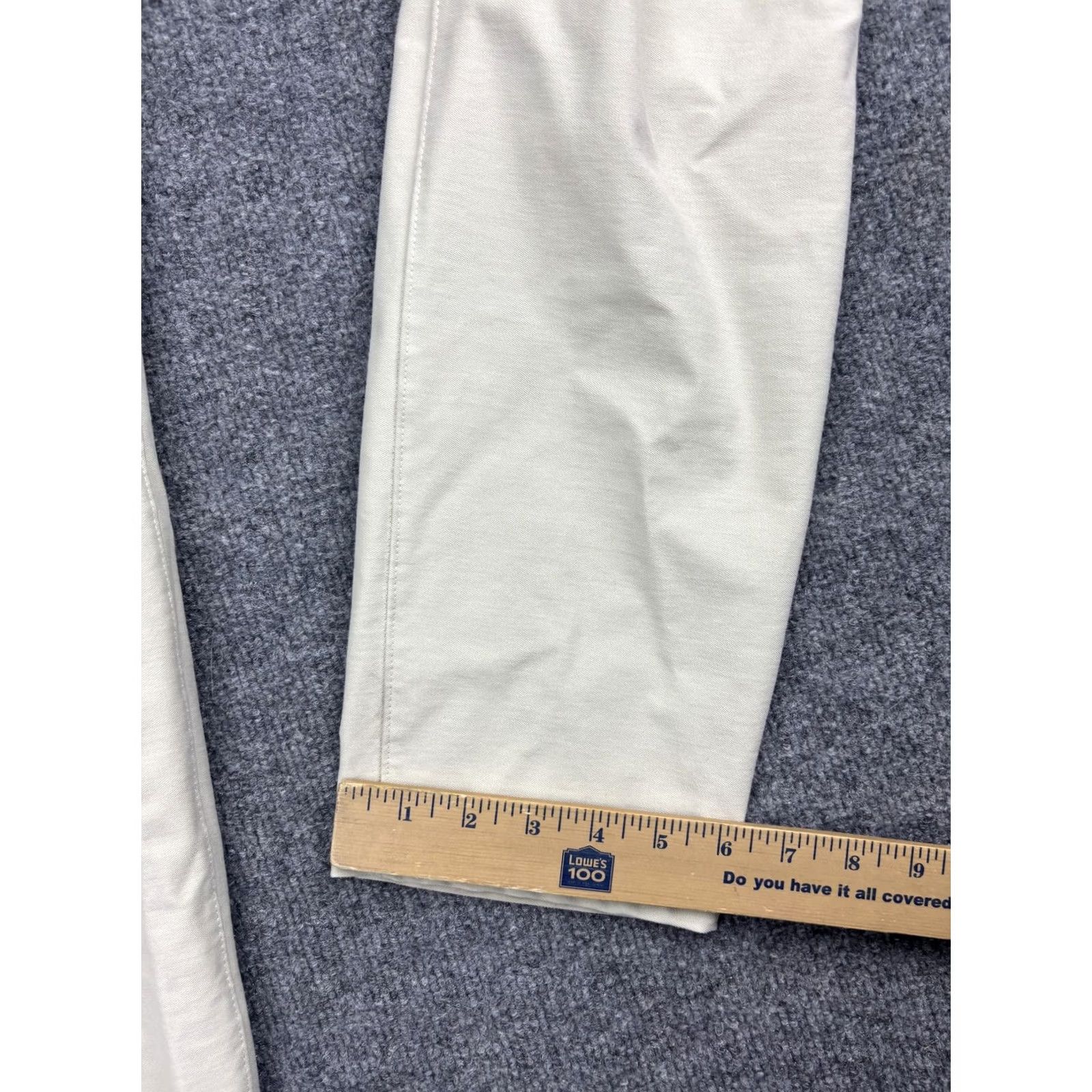 Lululemon Lululemon Mens Small Jogger Pants White Twill Elastic Waist Pockets Zip Pocket Size US 29 - 6 Thumbnail