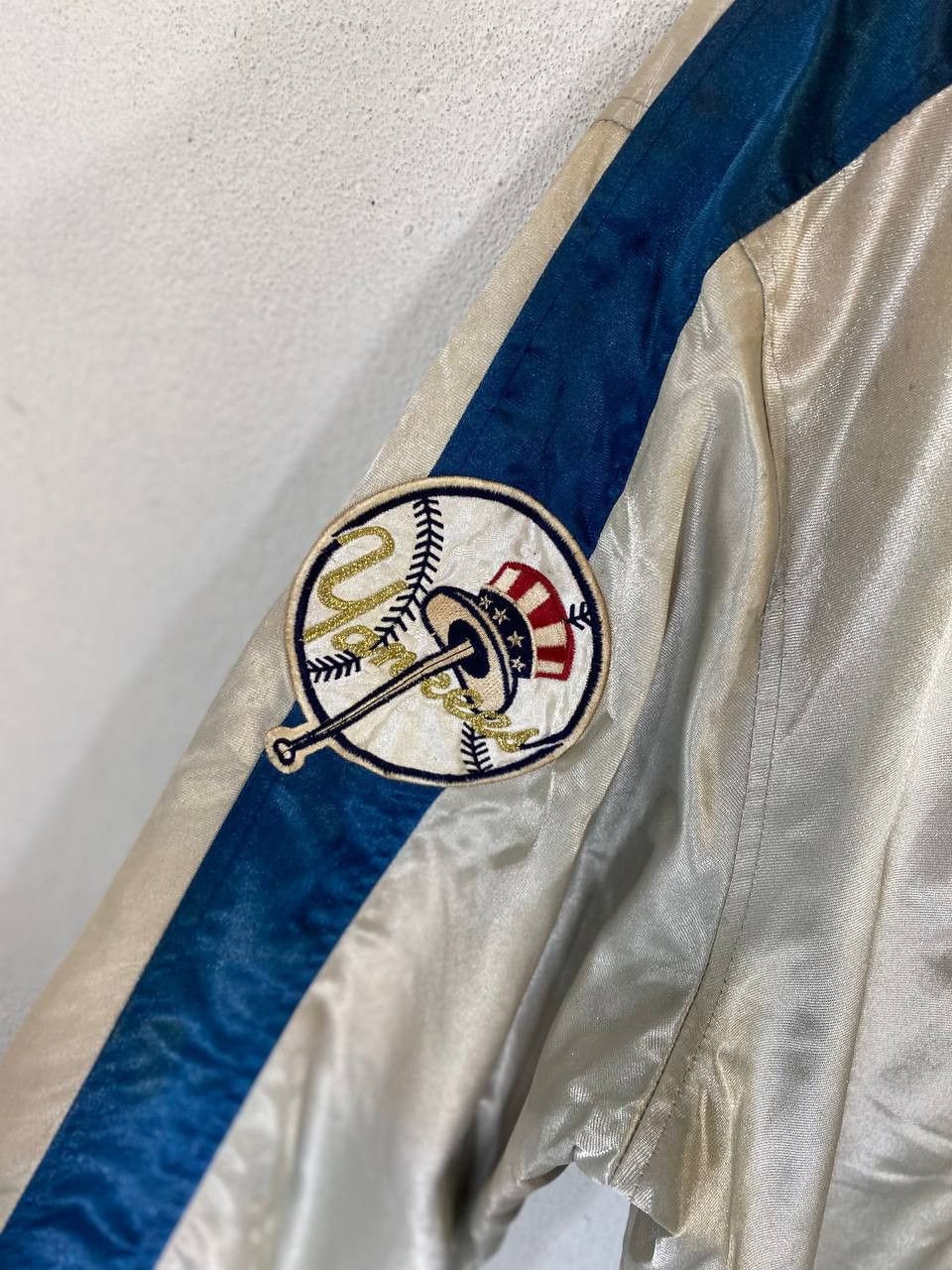 MLB vintage mlb new york yankees bomber jacket nice design Size US XXL / EU 58 / 5 - 5 Thumbnail