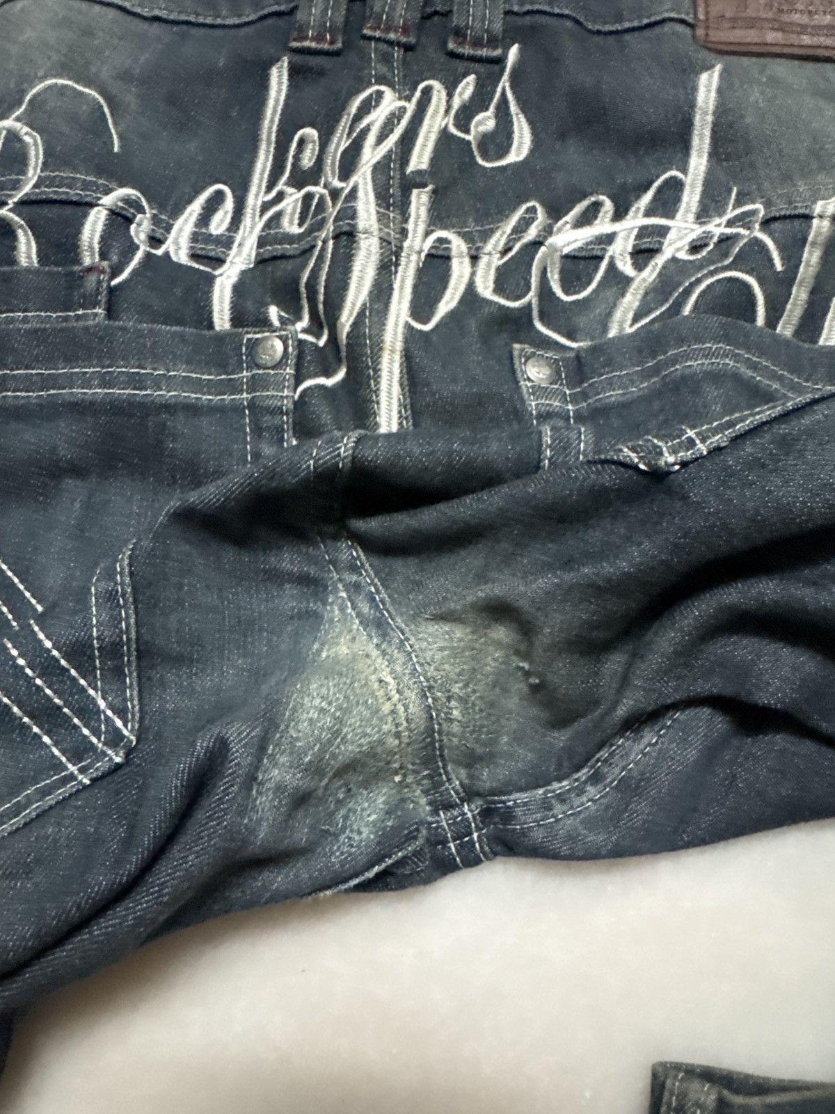 Norton VINTAGE NORTON RUSTY MUDWASH SLIM BACK LOGO EMBROIDERY JEAN Size US 36 / EU 52 - 18 Thumbnail