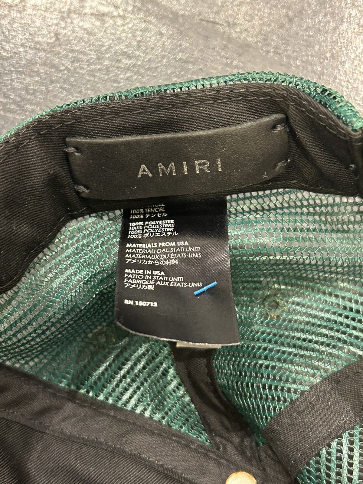 Amiri Amiri Three Star Embroidered Trucker Hat Size ONE SIZE - 6 Thumbnail
