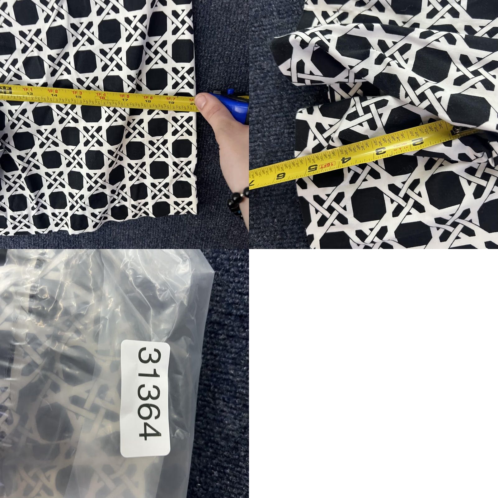 White House Black Market White House Black Market Shorts Womens 6 Black Geometric Wrap Skort Casual Adults Women Size 28" / US 6 / IT 42 - 8 Thumbnail