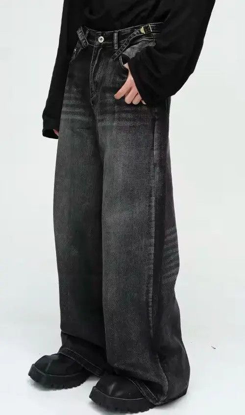 VIBE Washed Wide Leg Jeans Size US 30 / EU 46 - 6 Thumbnail