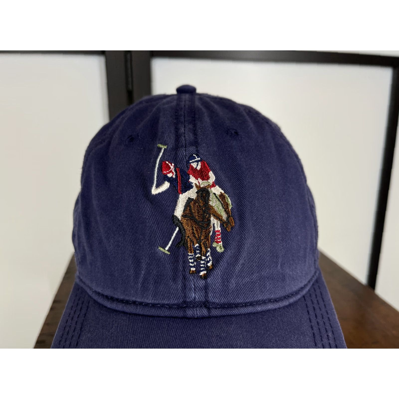 Vintage VINTAGE US Polo Assn. Hat Cap Strap Back Adult Blue Pony Cotton Since 1890 Golf Twill Size US M / EU 48-50 / 2 - 2 Thumbnail