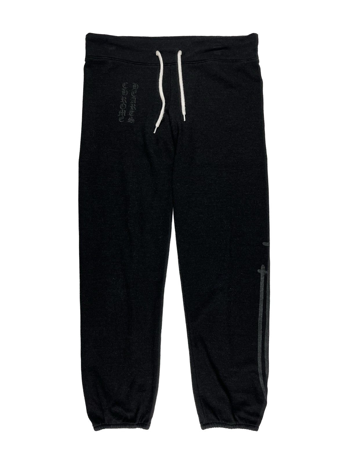 Chrome Hearts Chrome Hearts Cross Logo Drawstring Jogger Sweatpants Black Size 32" / US 10 / IT 46 - 1 Thumbnail