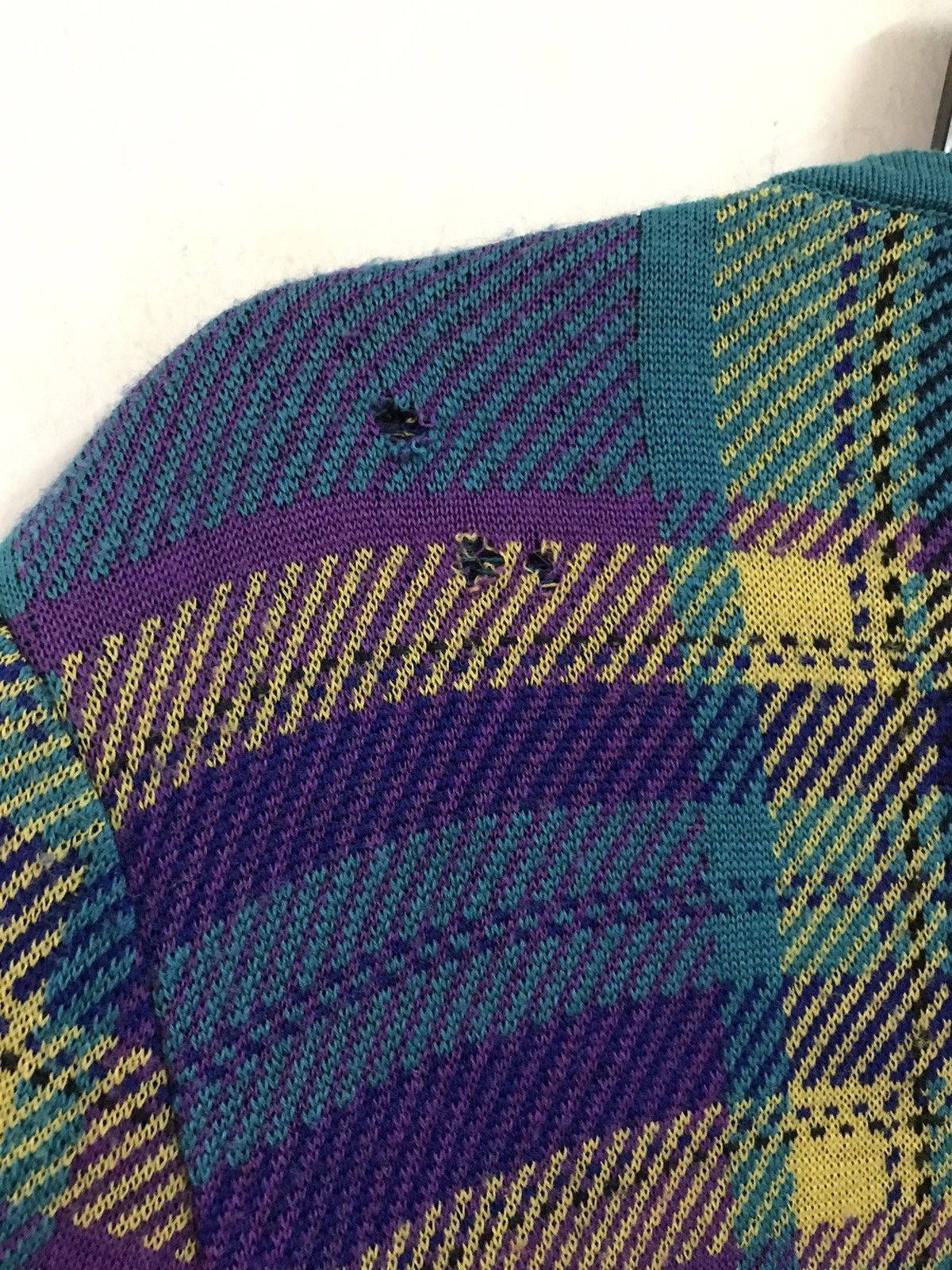 Saint Laurent Paris × Yves Saint Laurent Vintage Yves Saint Laurent knitwear Down Button Jacket Size US L / EU 52-54 / 3 - 5 Thumbnail