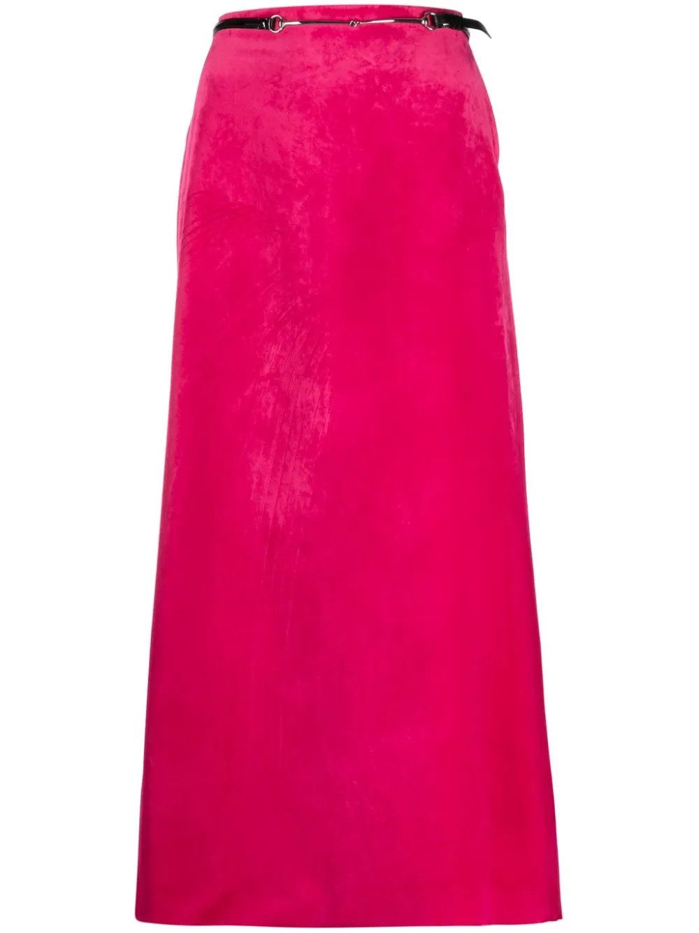 Gucci o1y0925 Maxi Skirt in Fuchsia Size 26" / US 2 / IT 38 - 1 Thumbnail