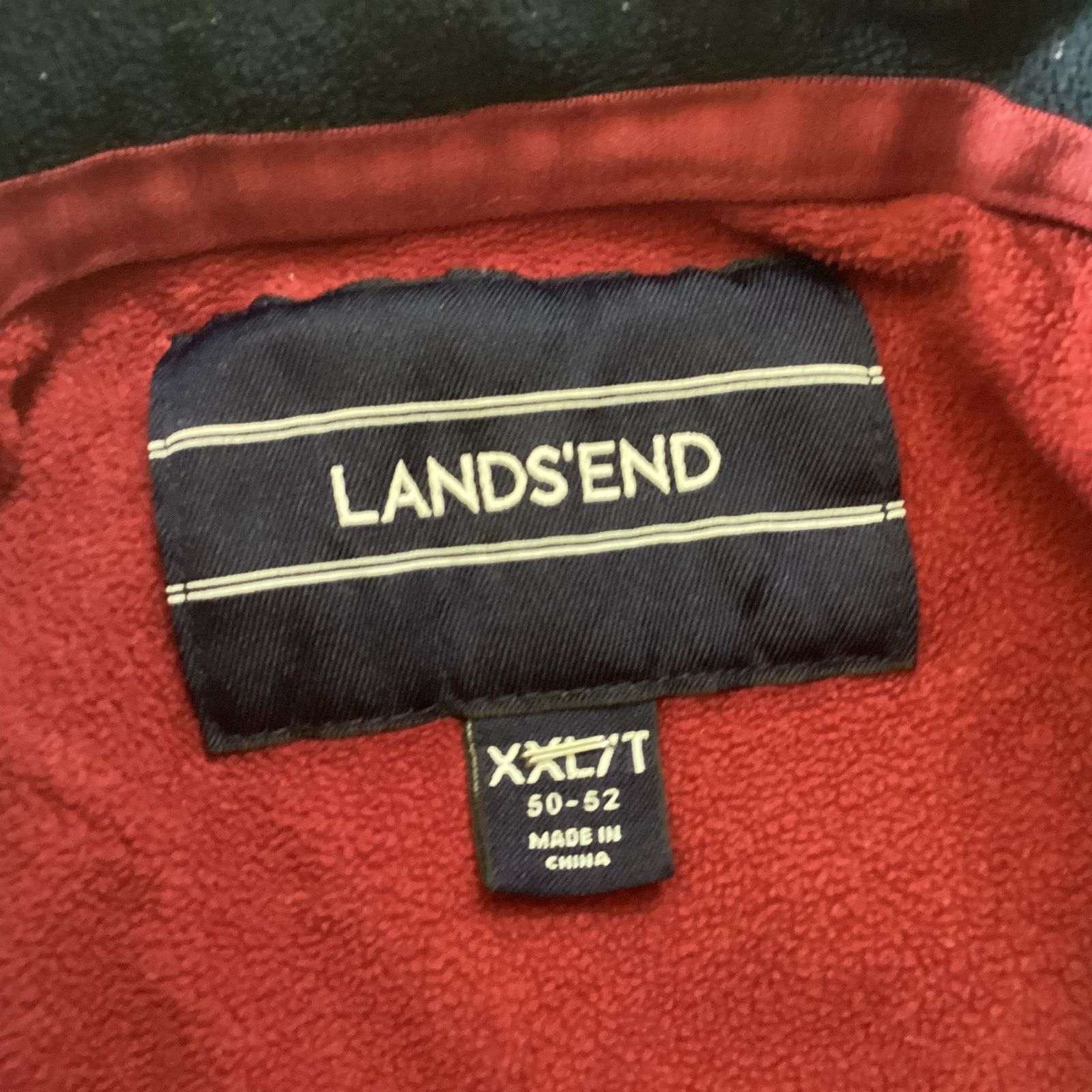 Lands' End Lands’ End Fleece Pullover Size US XXL / EU 58 / 5 - 5 Thumbnail