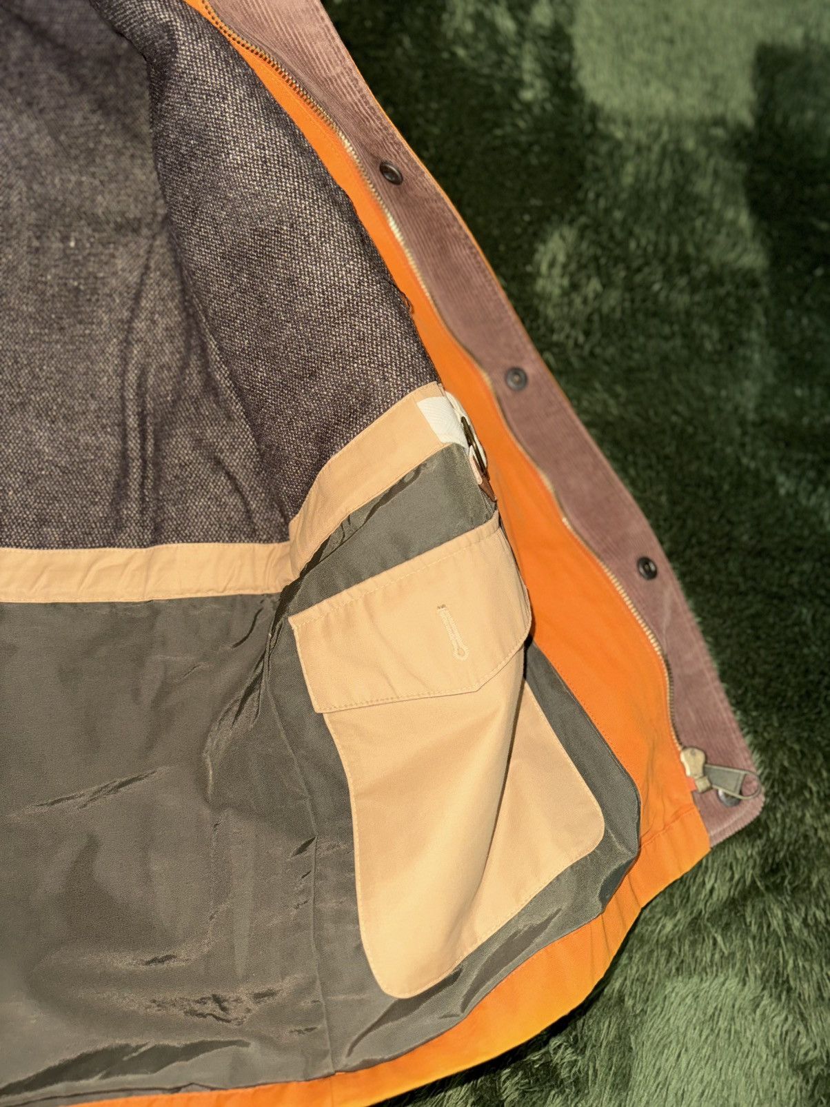 Japanese Brand [38] Customellow MVW Corduroy Collar Hunting Jacket Orange Size US M / EU 48-50 / 2 - 8 Thumbnail
