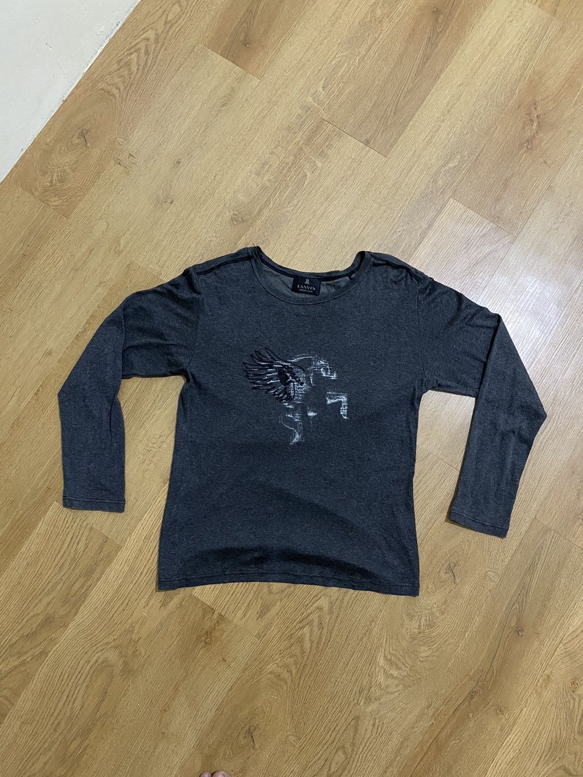 Designer × Lanvin × Vintage Lanvin Collection Longsleeve Size US M / EU 48-50 / 2 - 1 Thumbnail