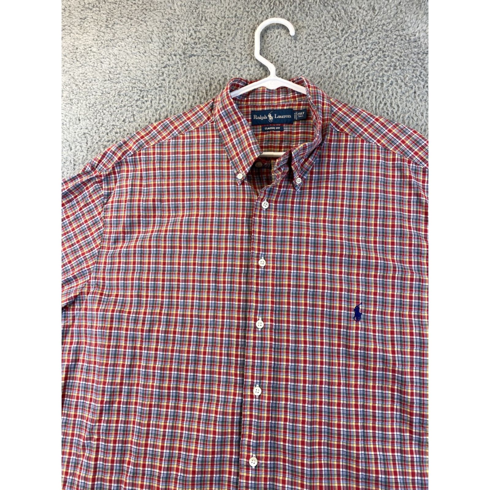 Ralph Lauren VTG Ralph Lauren Button-Up Shirt Multicolor Plaid Men 2XL /24-46 Autumn Casual Classic Fit Long Sleeve Mens Size US XXL / EU 58 / 5 - 4 Thumbnail