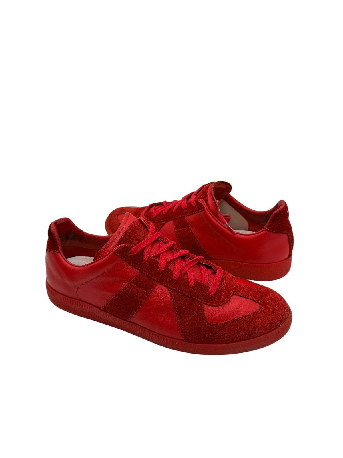 Maison Margiela S/S08 Vintage Tabi Sneaker Low Red | Grailed