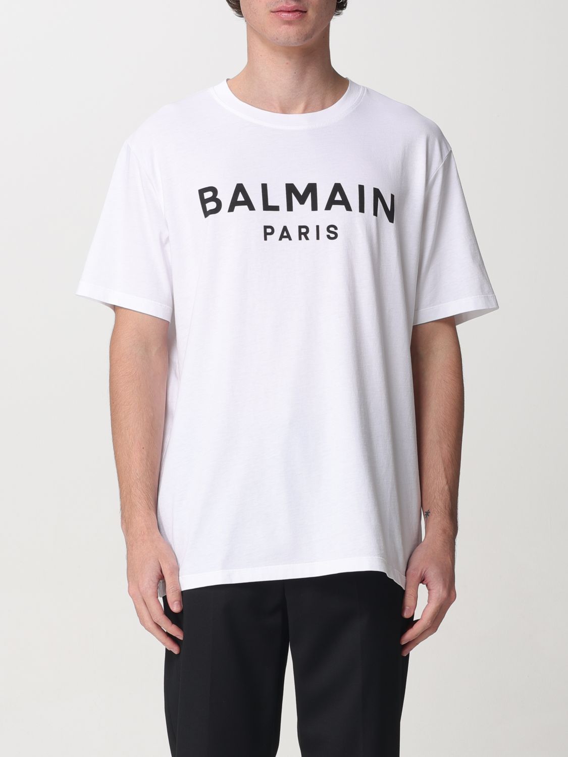 Balmain Balmain T-Shirt Men White Size US XL / EU 56 / 4 - 1 Thumbnail