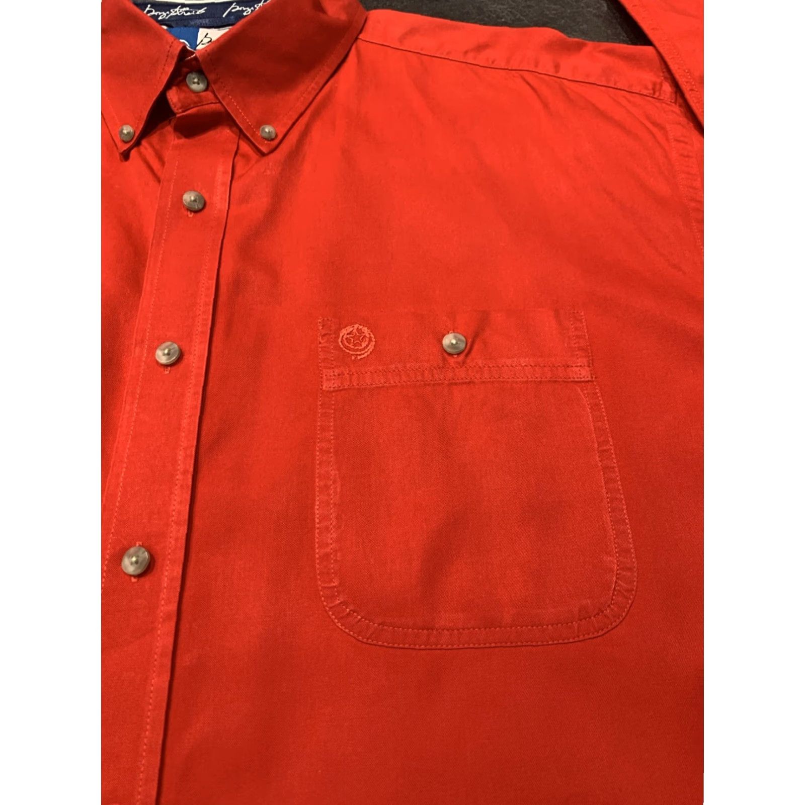 Wrangler George Strait Wrangler Cowboy Cut Button Down Shirt Mens Red XL L/S Size US XL / EU 56 / 4 - 3 Thumbnail