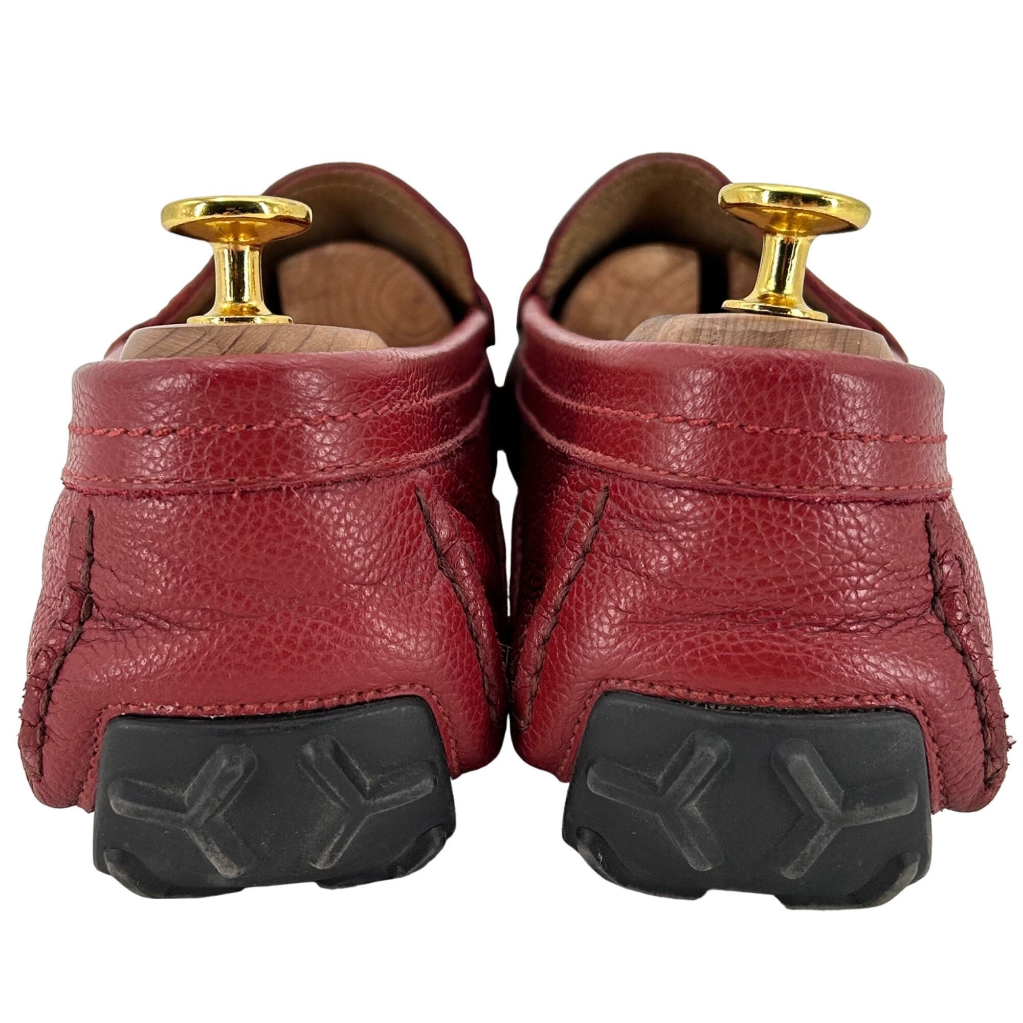 Bally Bally Switzerland Italy Red Leather Driving Loafers Men's 8E Size US 8 / EU 41 - 5 Thumbnail