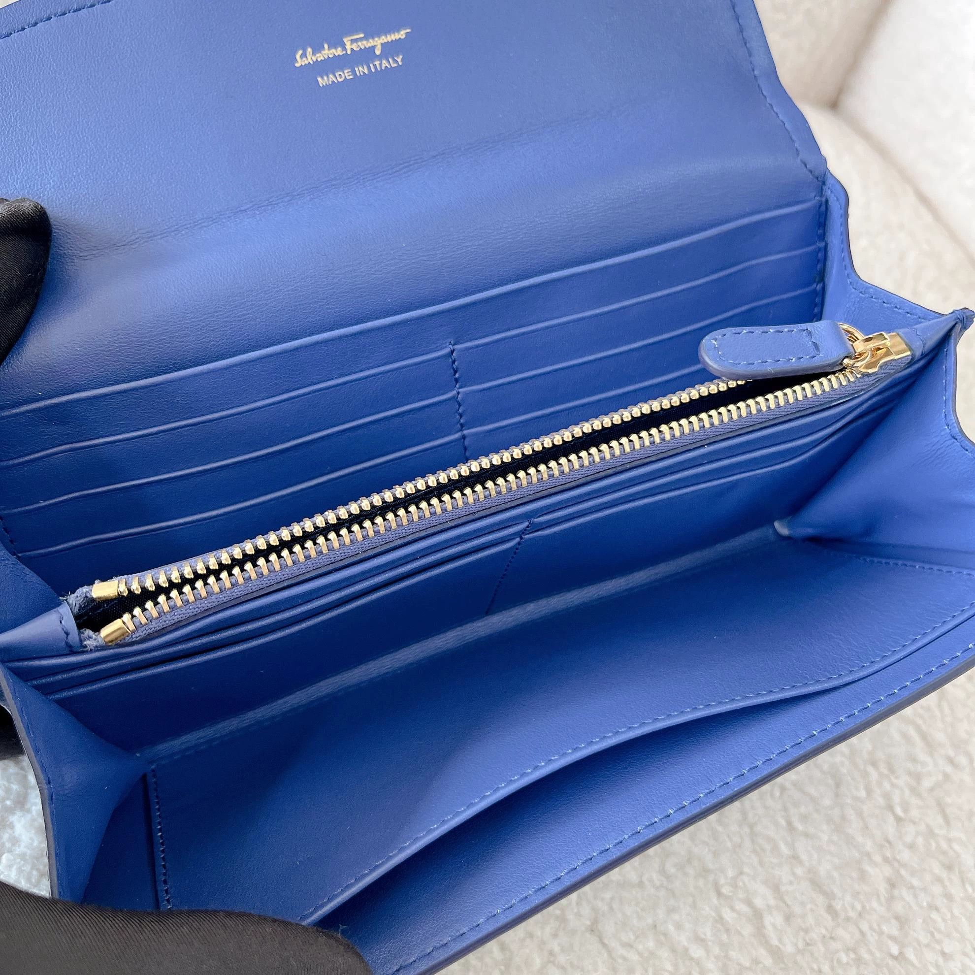Salvatore Ferragamo FERRAGAMO blue pre-owned wallet 8144 Size ONE SIZE - 9 Thumbnail