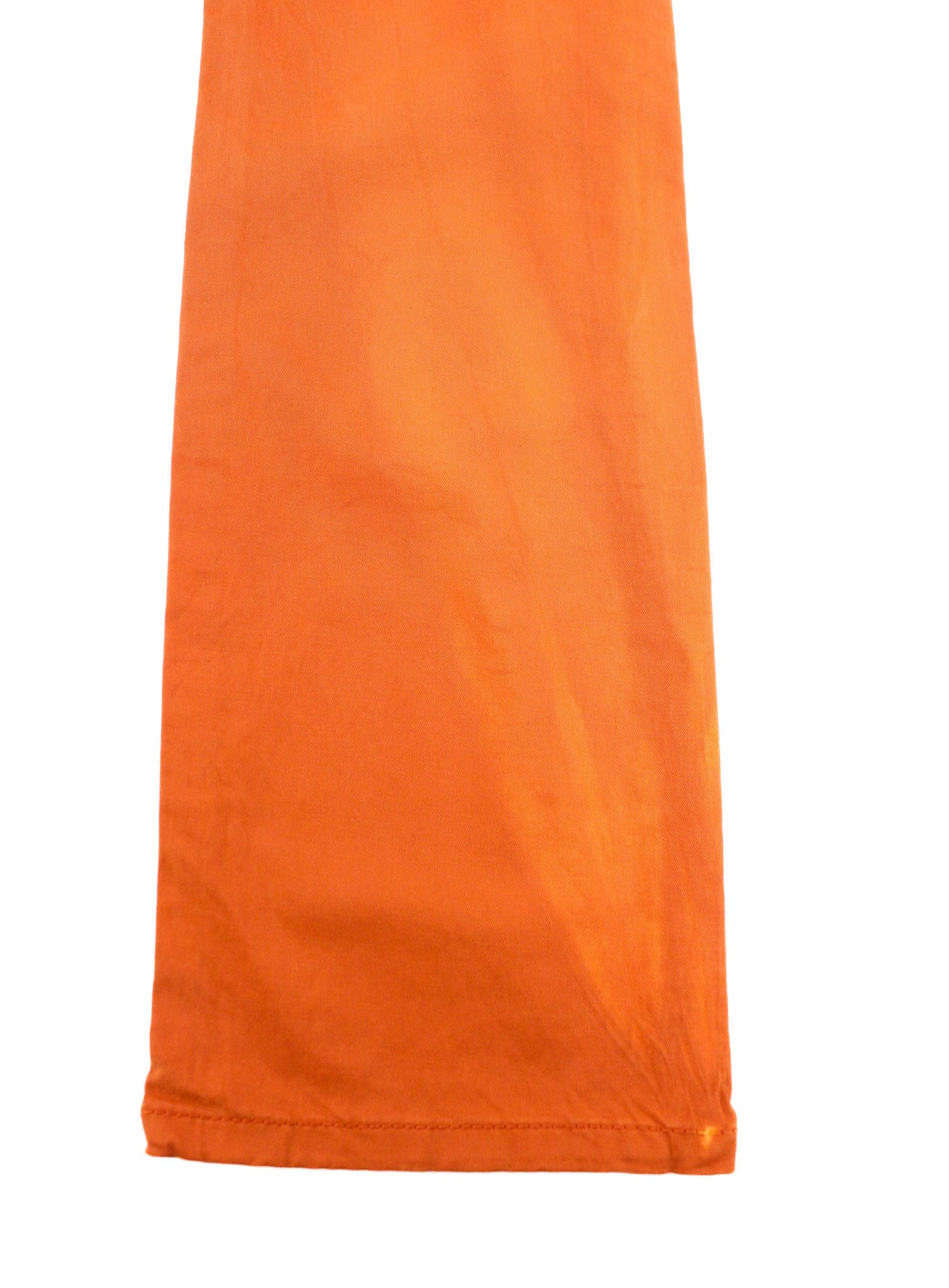 Nudie Jeans KHAKI SLIM W29/L32 Organic Warm Orange Zip Chino 82559 Size US 29 - 10 Thumbnail