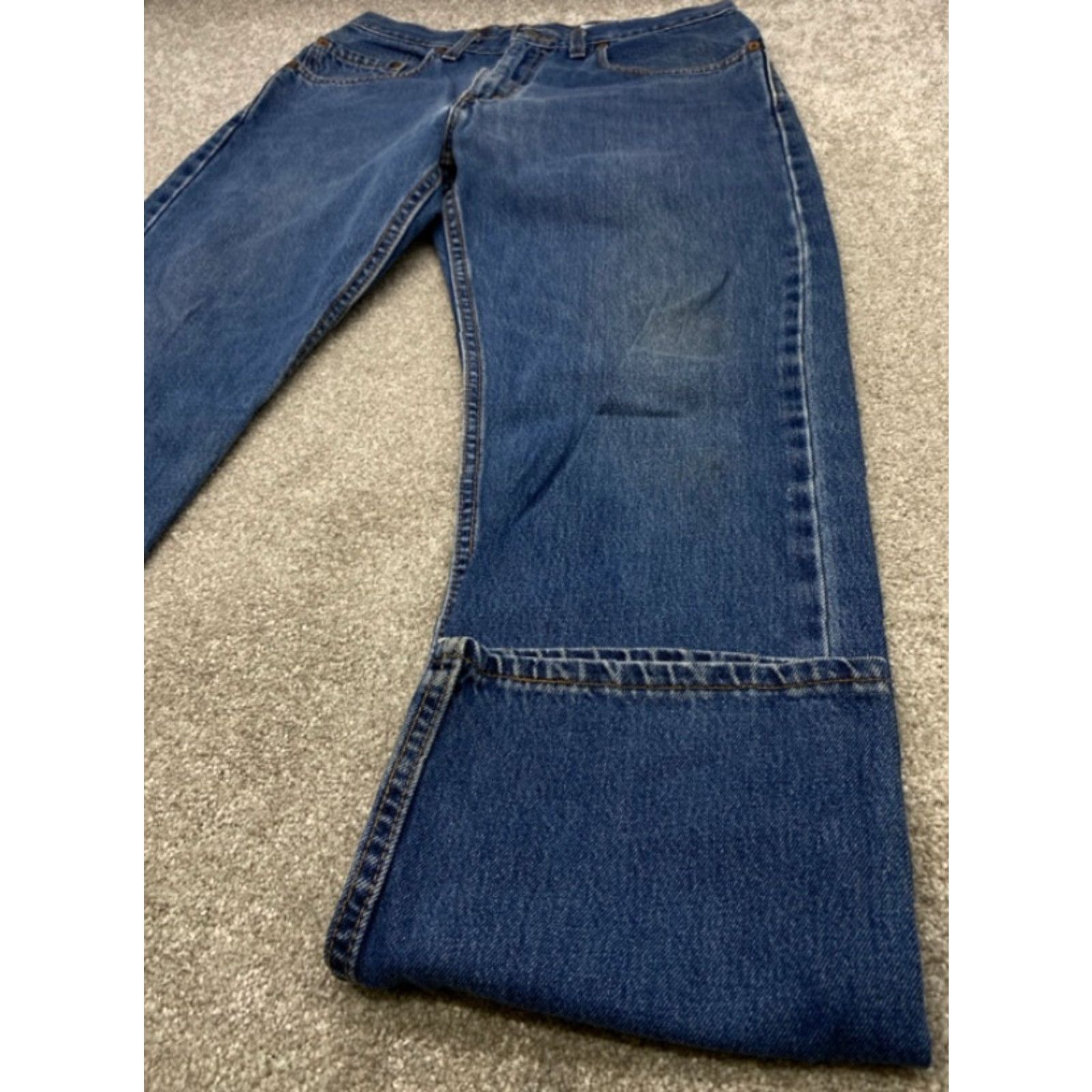 Levi's VTG Levi's 505 Jeans Men's 32x30 Blue Denim Regular Straight Distressed USA Jeans Mens 32 Blue Distressed 505 Straight Levi's 500 Series Size US 32 / EU 48 - 5 Thumbnail