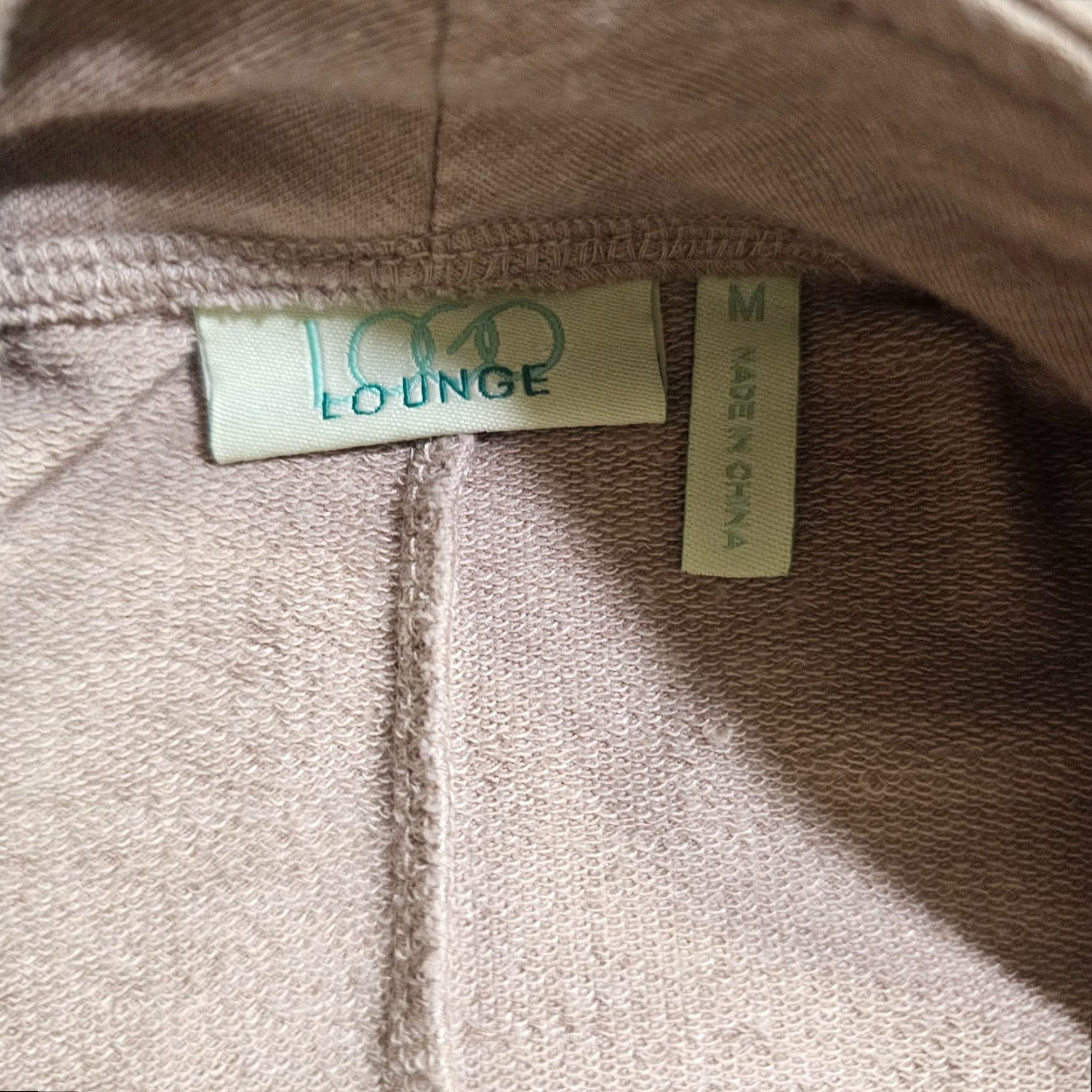 Vintage LOGO By Lori Goldstein Cardigan Womens Medium Beige Tan Open Long Sleeve Pockets Size M / US 6-8 / IT 42-44 - 5 Thumbnail