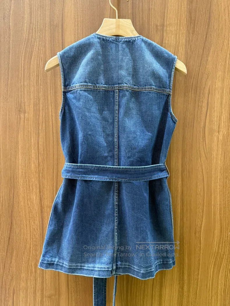 Gucci Gucci Double G metal buckle design denim vest Size XS / US 0-2 / IT 36-38 - 2 Thumbnail