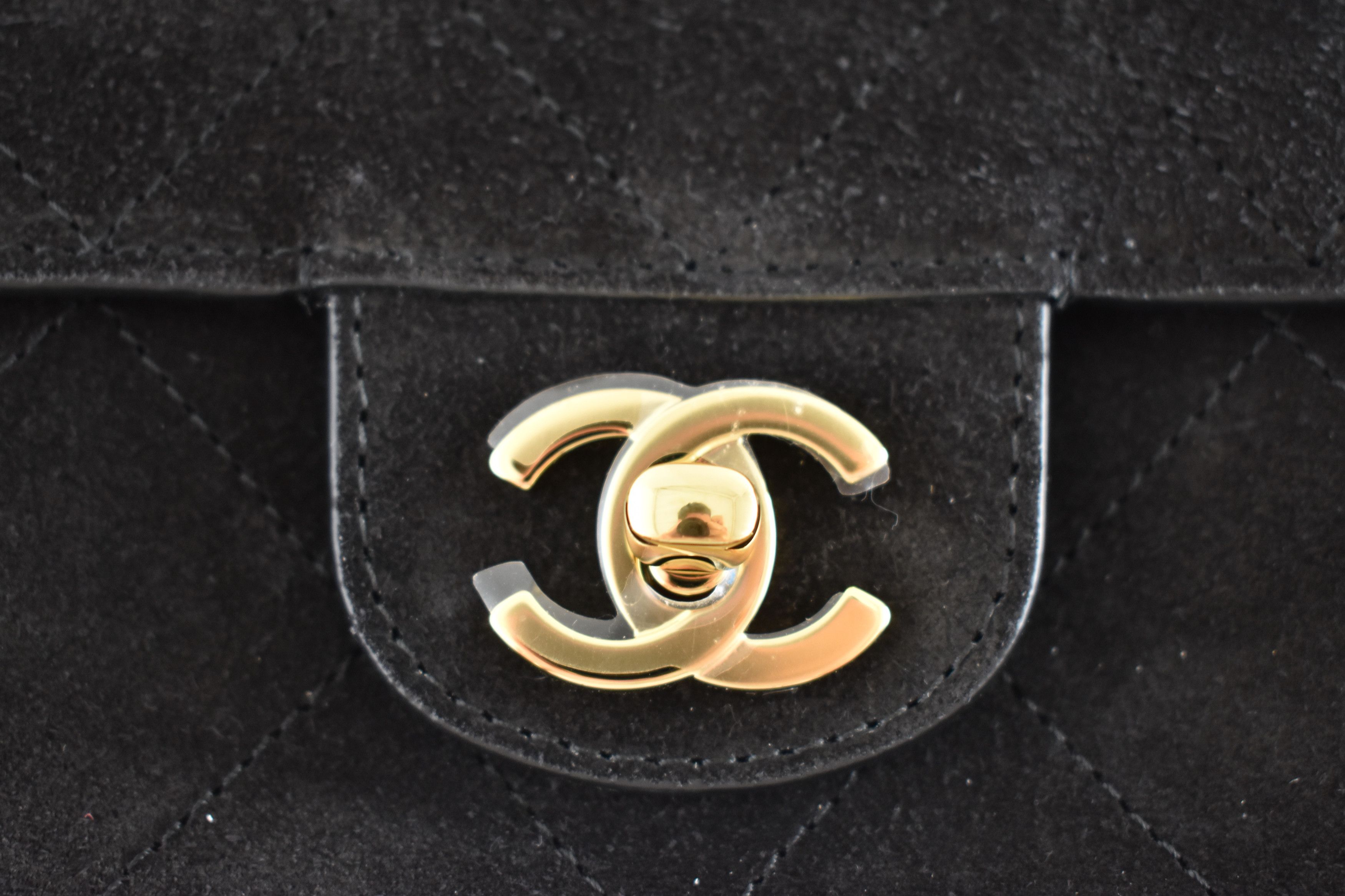 Chanel 26S Maxi Souplissimo Small Medium Suede CC Logo Flap Bag Size ONE SIZE - 10 Thumbnail