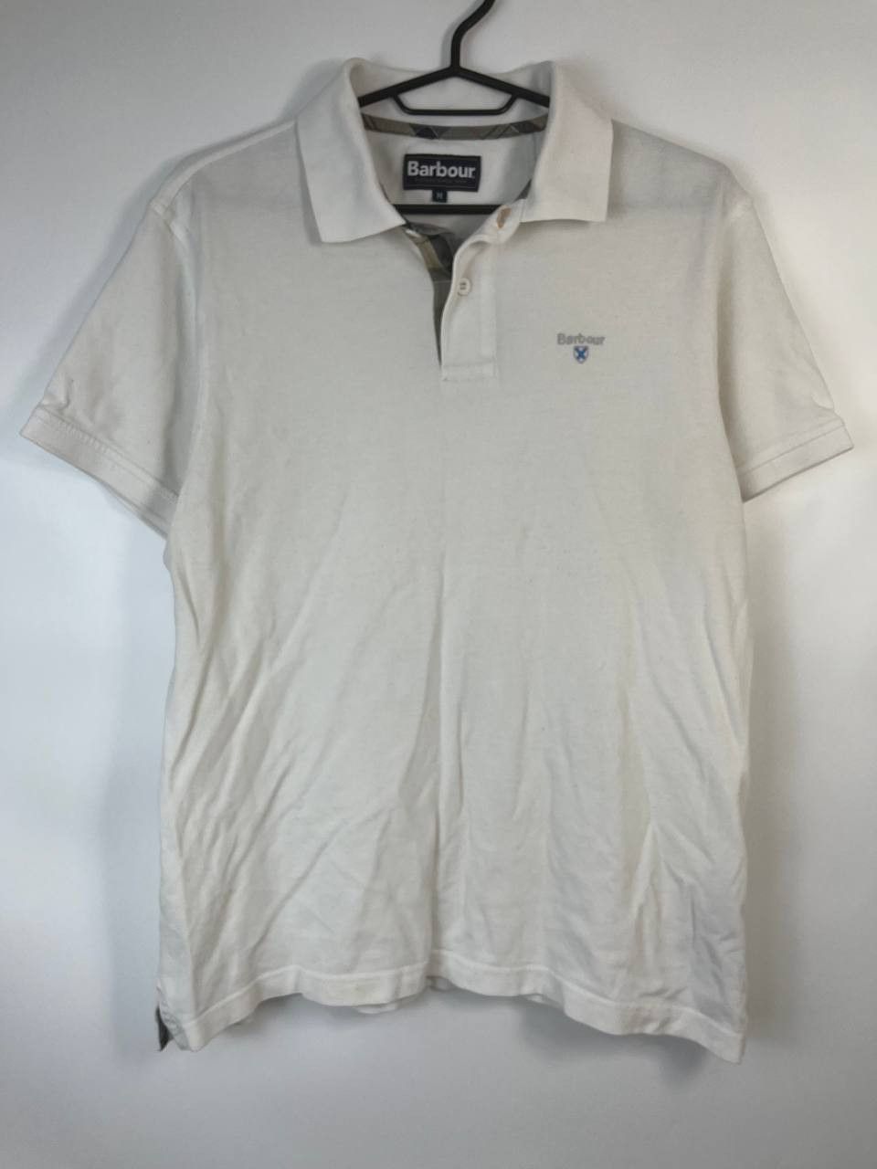 Barbour BARBOUR WHITE POLO SHIRT SIZE M Size US M / EU 48-50 / 2 - 1 Thumbnail