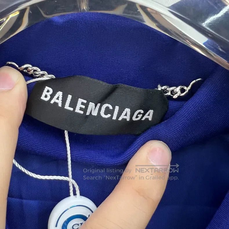 Balenciaga Balenciaga Blue Purple Jacket Size US S / EU 44-46 / 1 - 4 Thumbnail