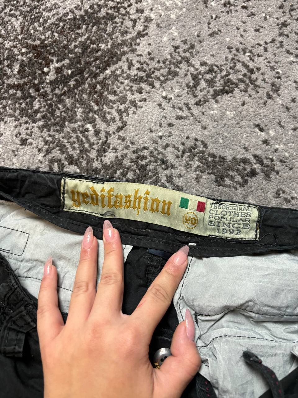 Japanese Brand × Vintage Vintage Y2K Yedifashoin Cargo Faded Shorts Size US 31 - 4 Thumbnail