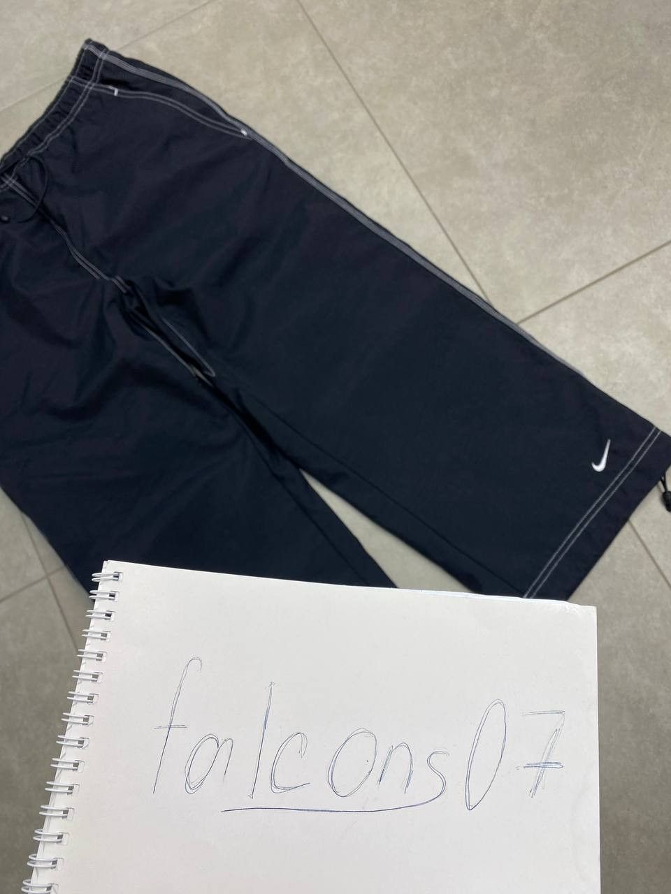 Nike Vintage Nike Y2K 2000s Small Logo Long Shorts Size US 40 / EU 56 - 2 Thumbnail