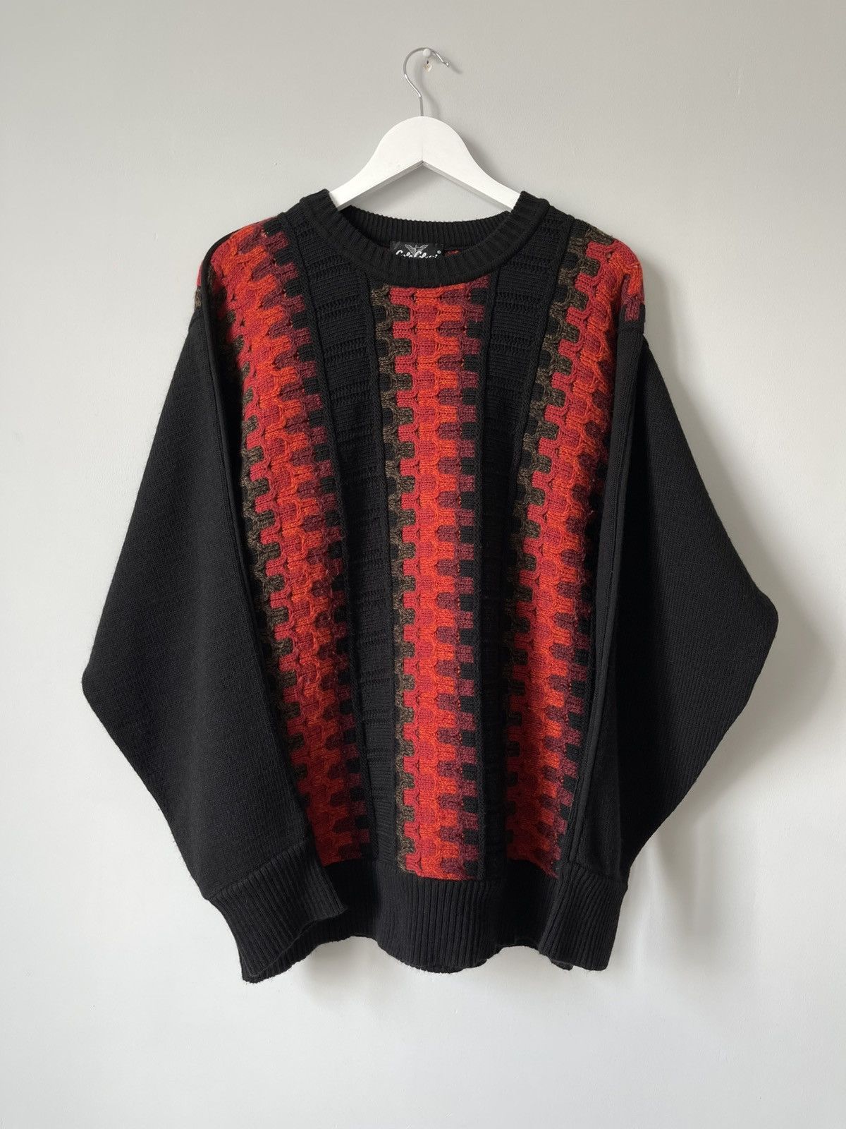 Carlo Colucci Vintage Carlo Colucci Coogi Style 3D Knit Archive Sweater Size US L / EU 52-54 / 3 - 1 Thumbnail