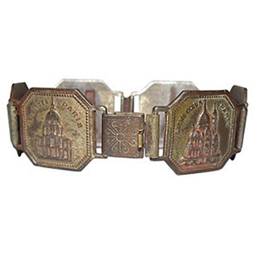 Designer French Souvenir Brass Bracelet Size ONE SIZE - 5 Thumbnail