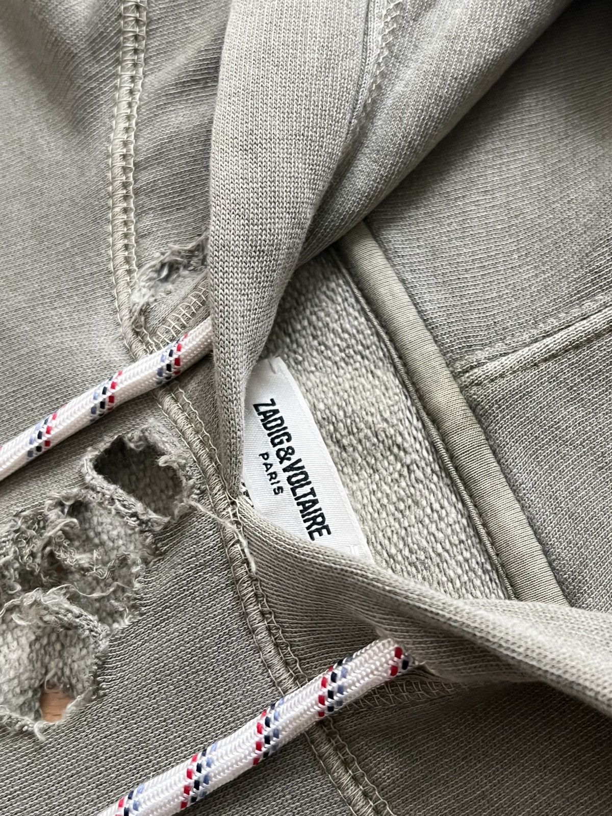 Zadig & Voltaire Zadig & Voltair distressed hoodie Size US S / EU 44-46 / 1 - 2 Thumbnail