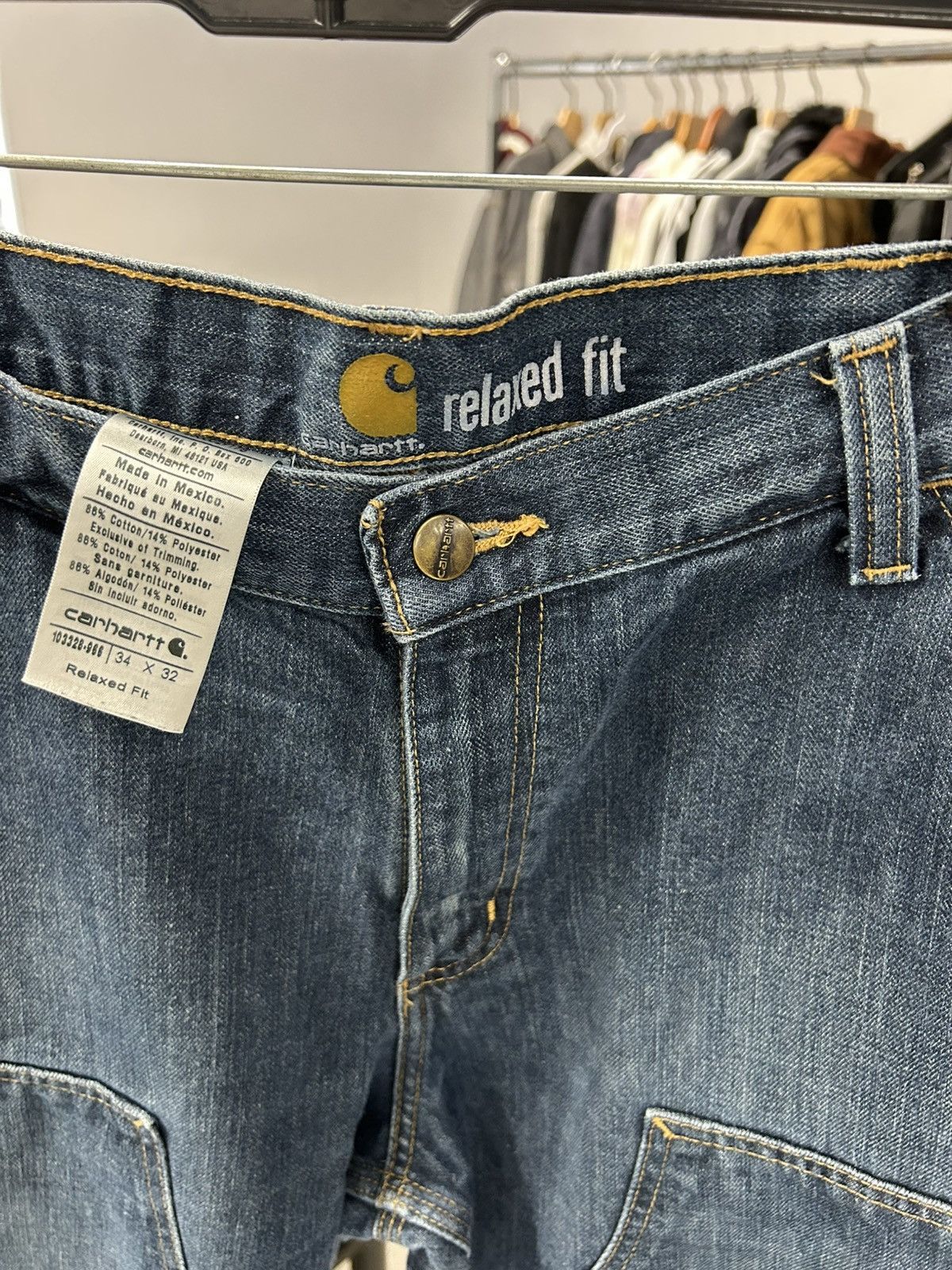 Carhartt Vintage Carhartt Double Knee Carpenter Jeans Size US 34 / EU 50 - 3 Thumbnail