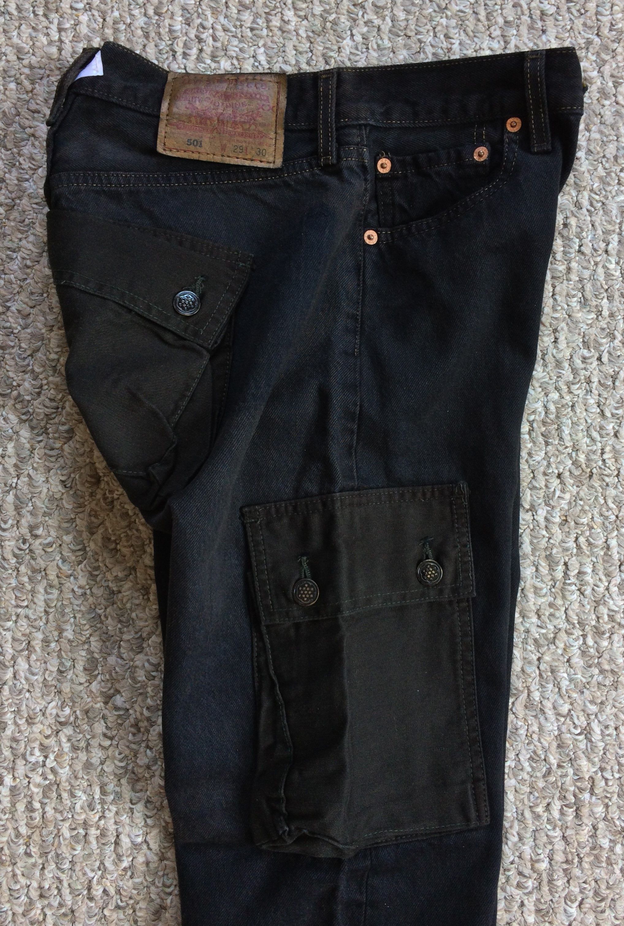 Levi's Sonic Lab Rebuild Hybrid Cargo Denim Size US 28 / EU 44 - 6 Thumbnail