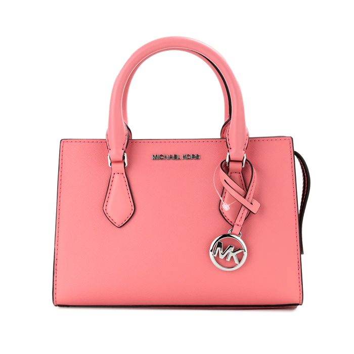 Michael Kors Michael Kors Sheila Vegan Leather Center Zip Satchel Bag