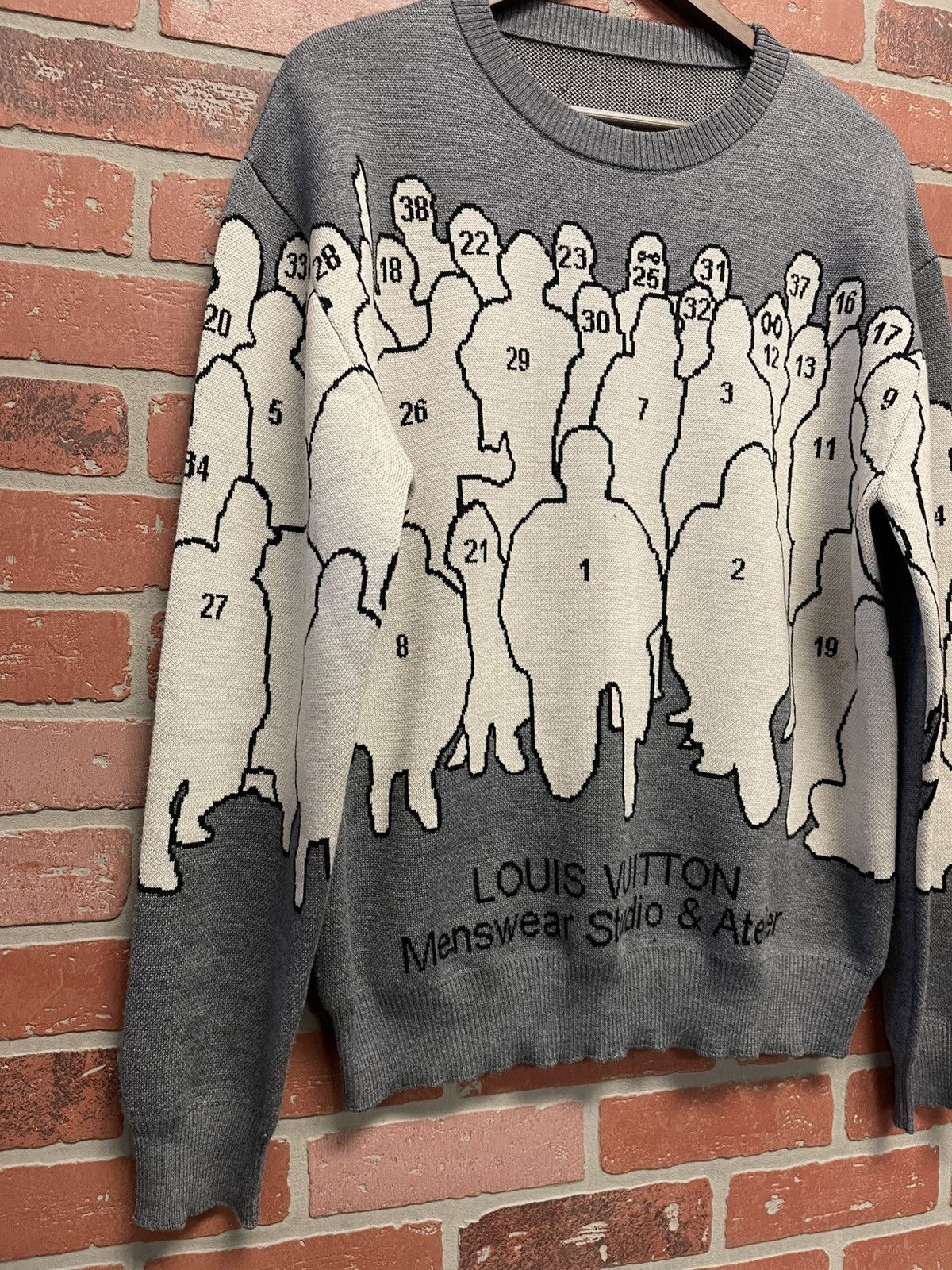 Louis Vuitton Size L - Louis Vuitton x Virgil Studio Jacquard Pullover Size US L / EU 52-54 / 3 - 2 Thumbnail