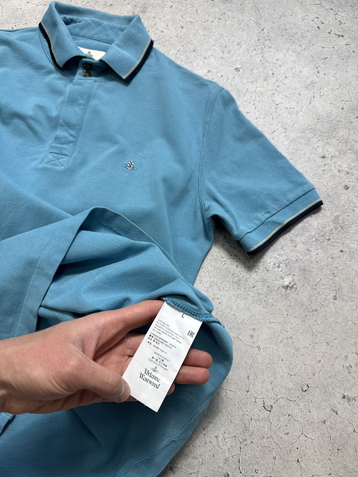 Vivienne Westwood Vivienne Westwood Luxury Polo T-Shirt Size L Size US L / EU 52-54 / 3 - 8 Thumbnail