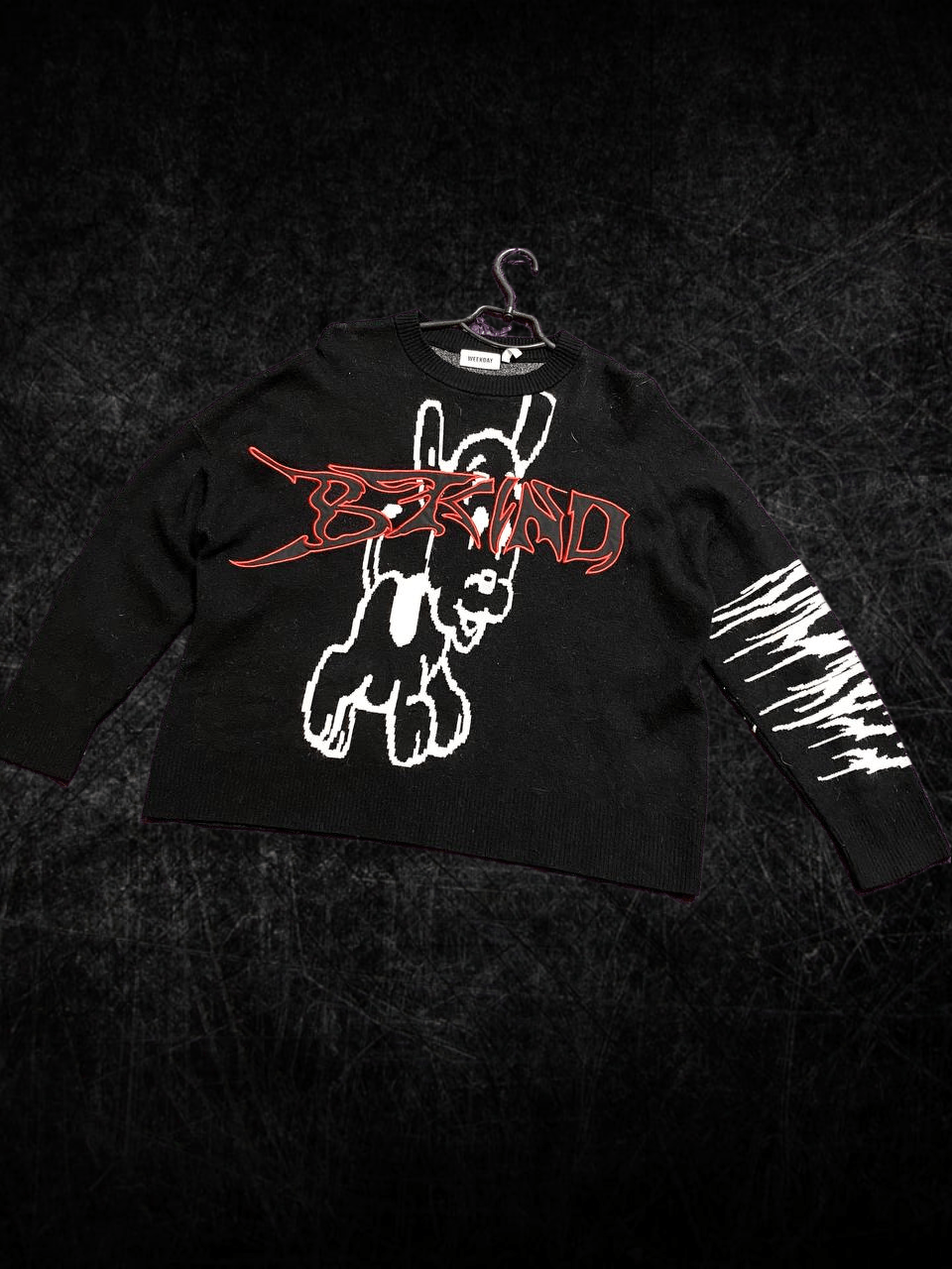 Weekday Streetwear Black Big Print Sweatshirt WEEKDAY Size US XS / EU 42 / 0 - 1 Thumbnail
