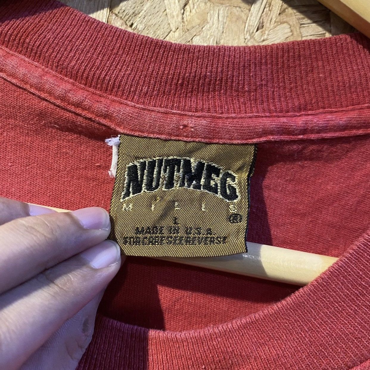 MLB × Nutmeg × Vintage Cincinnati Reds Baseball Club Vintage Red T-Shirt Tee Size US L / EU 52-54 / 3 - 7 Thumbnail