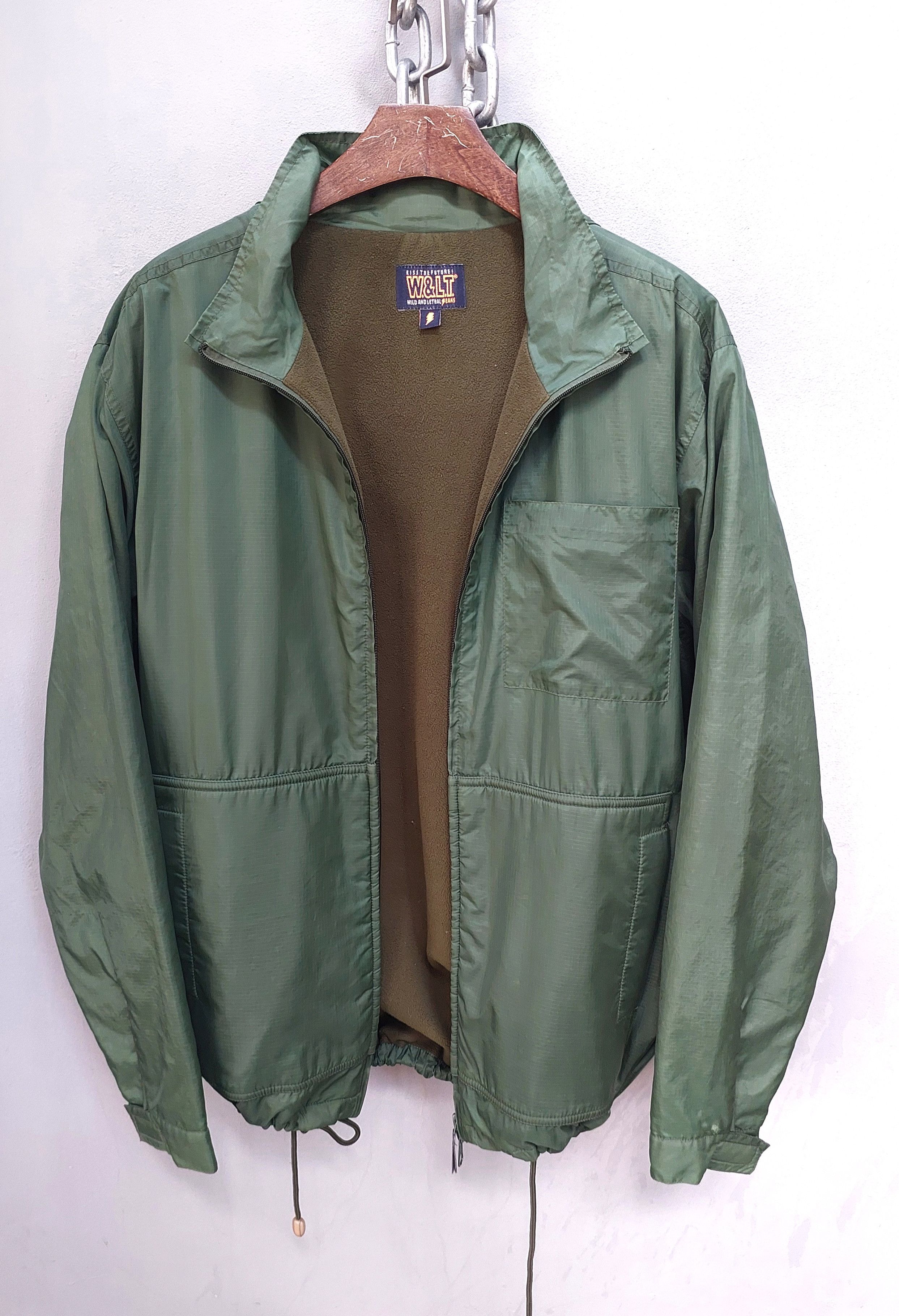Walter Van Beirendonck W&LT Walter Van Beirendonck Nylon Fleece Lined Jacket Size US L / EU 52-54 / 3 - 4 Thumbnail