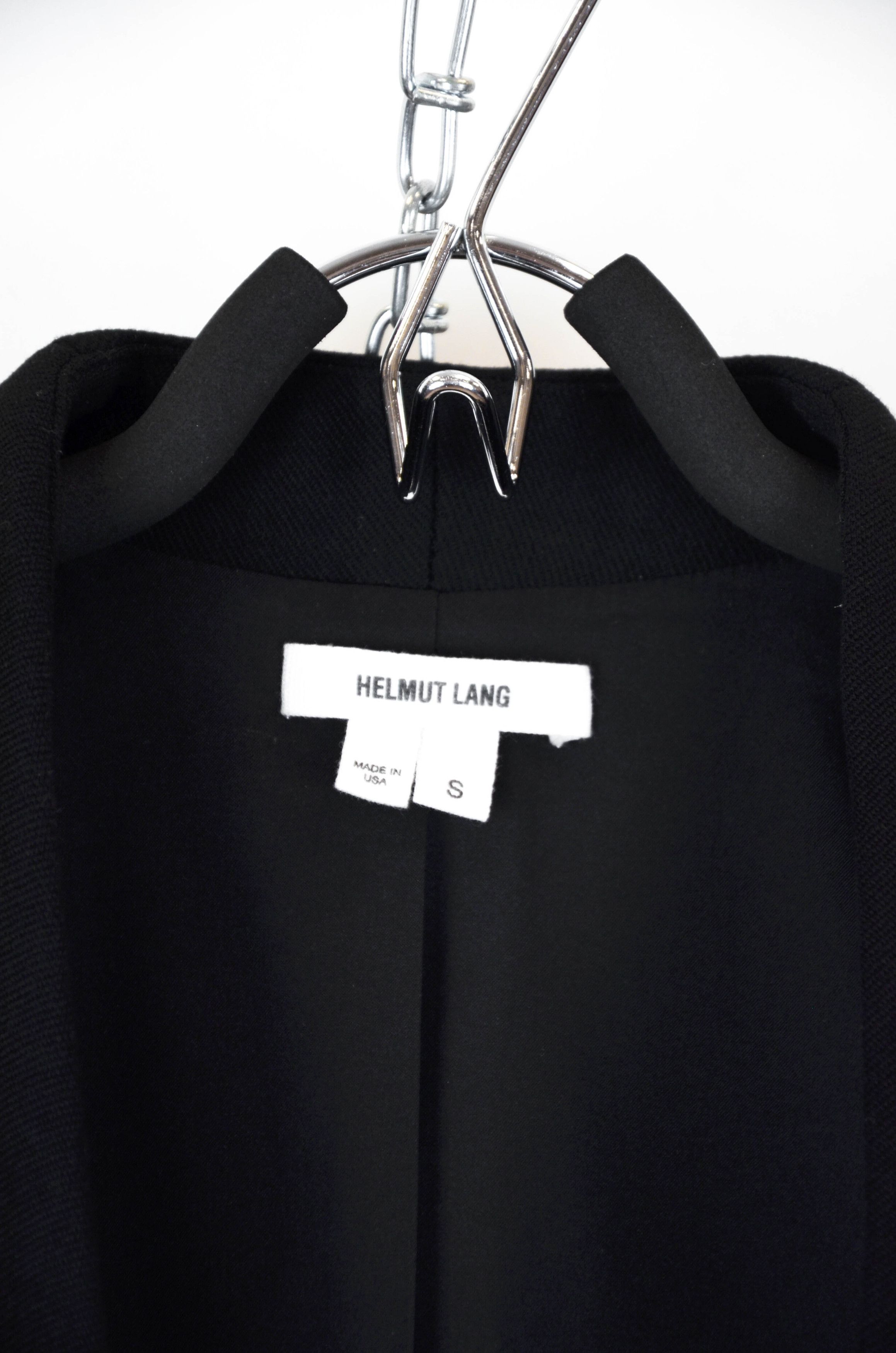 Helmut Lang Helmut Lang Tailored Black Blazer – Minimalism Jacket - S Size S / US 4 / IT 40 - 15 Thumbnail