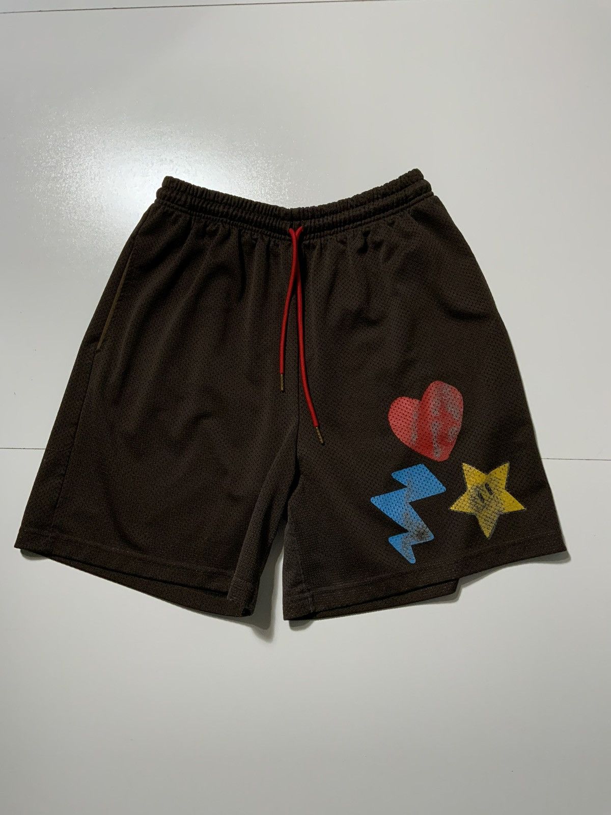 Other Dead Fresh Crew Heart Star Face 7” Inseam Basketball Shorts Size US 32 / EU 48 - 1 Thumbnail