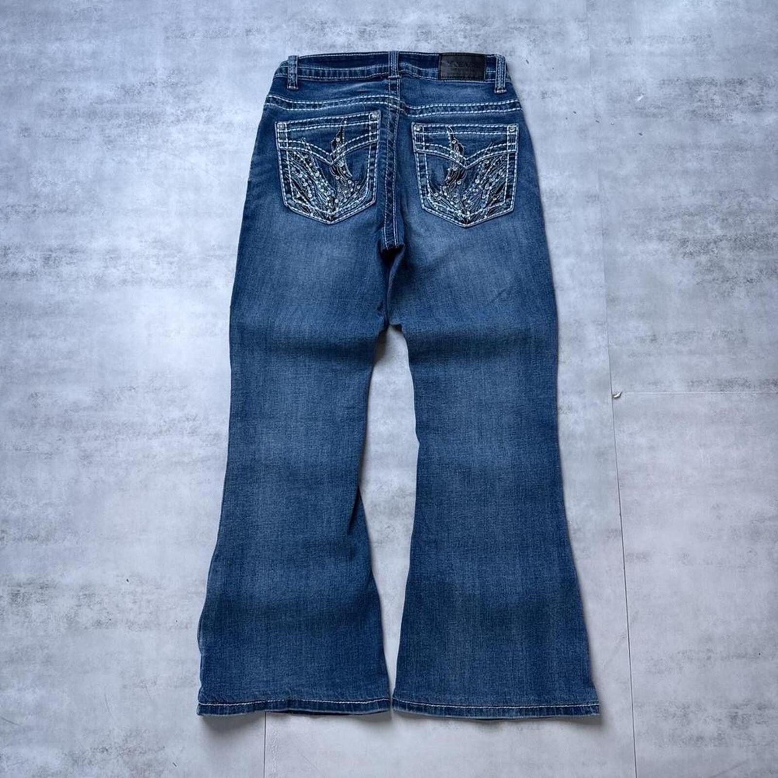 Other Y2K Y Jeans Flared Denim 00s Jeans Size 30" / US 8 / IT 44 - 1 Thumbnail