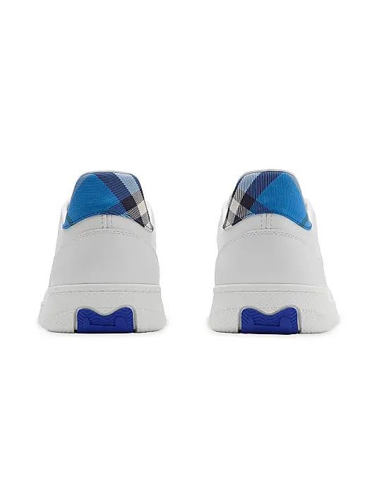 Burberry os11x0226 Check Low-Top Leather Sneakers In Multicolor Size US 13 / EU 46 - 3 Thumbnail