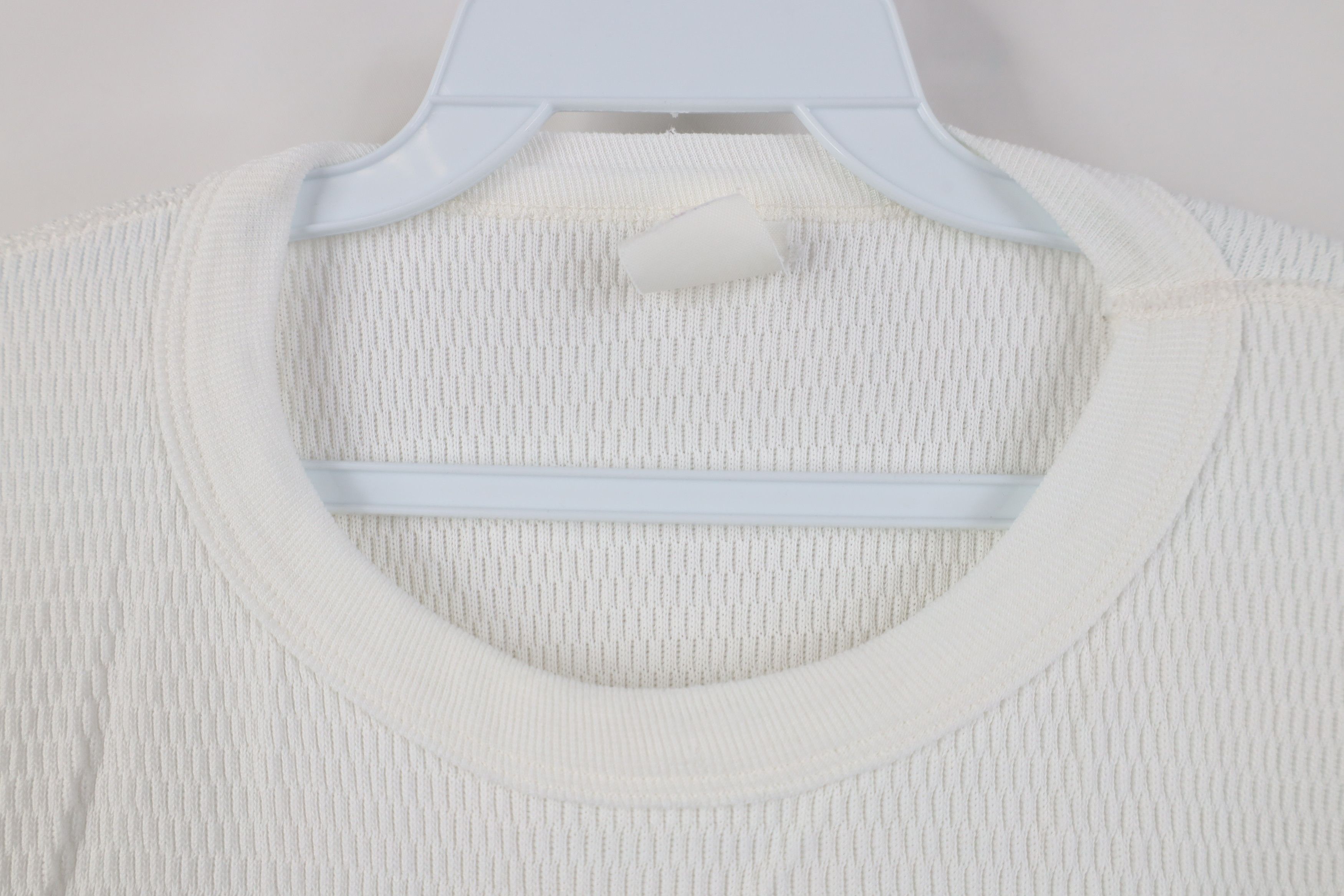 Vintage Vintage 70s Streetwear Waffle Knit Long Sleeve T-Shirt Size US M / EU 48-50 / 2 - 4 Thumbnail