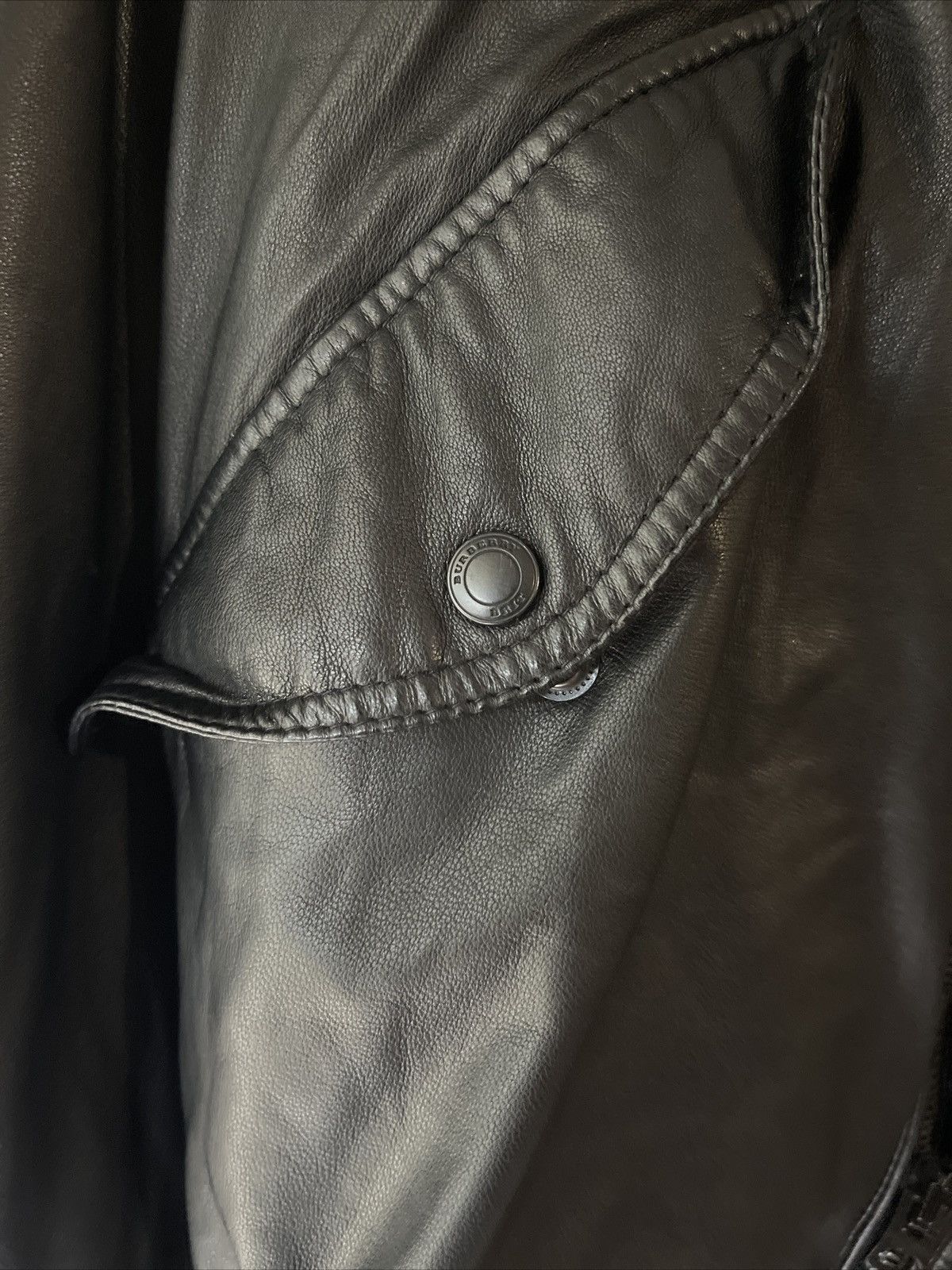 Burberry Burberry Brit Leather Jacket Size US M / EU 48-50 / 2 - 4 Thumbnail