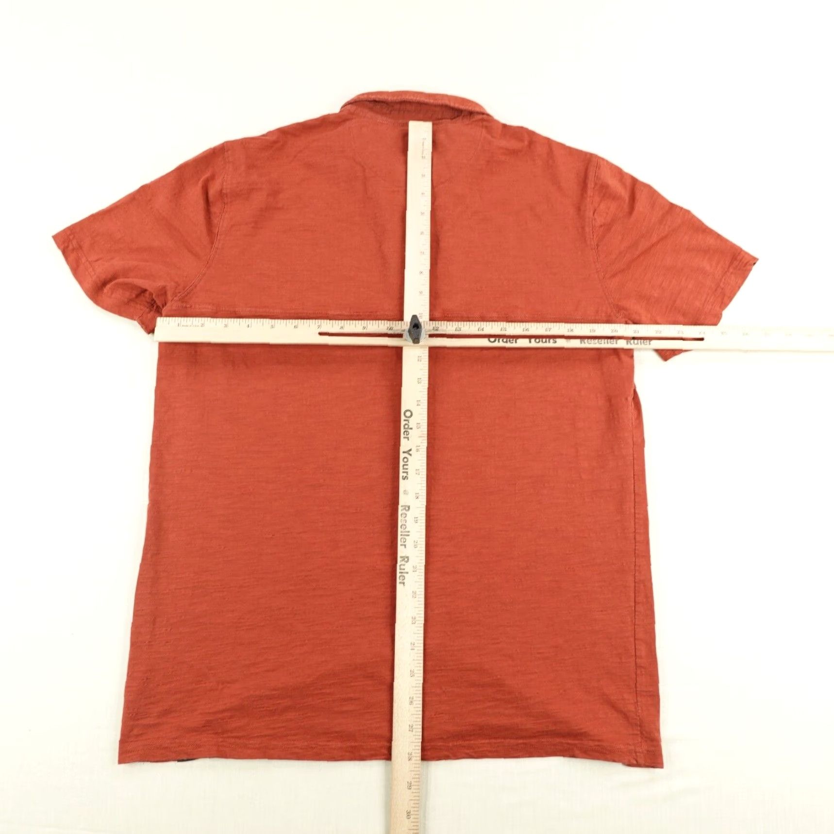 Prana VINTAGE PrAna Shirt Mens Large Orange Button Up Organic Cotton Camp Trail Hiking Outdoor Size US L / EU 52-54 / 3 - 6 Thumbnail