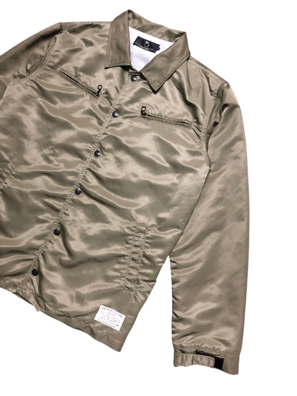 Japanese Brand Vintage Virgo Nylon Jacket Snap Button Military Style Size US L / EU 52-54 / 3 - 5 Thumbnail
