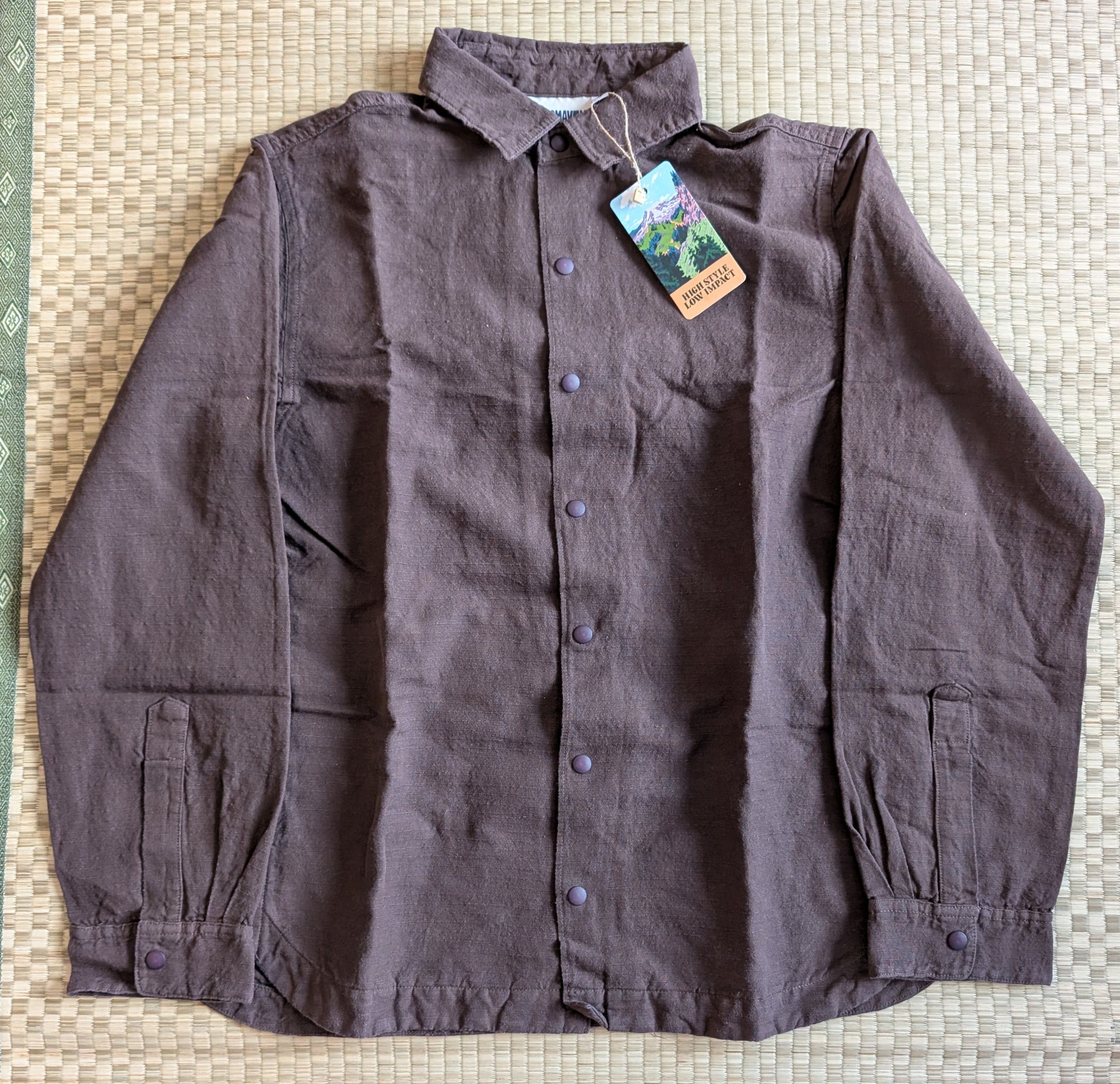 Jungmaven NWT Sandpoint Snap Jacket Hemp Blend Made in USA Size US S / EU 44-46 / 1 - 1 Thumbnail